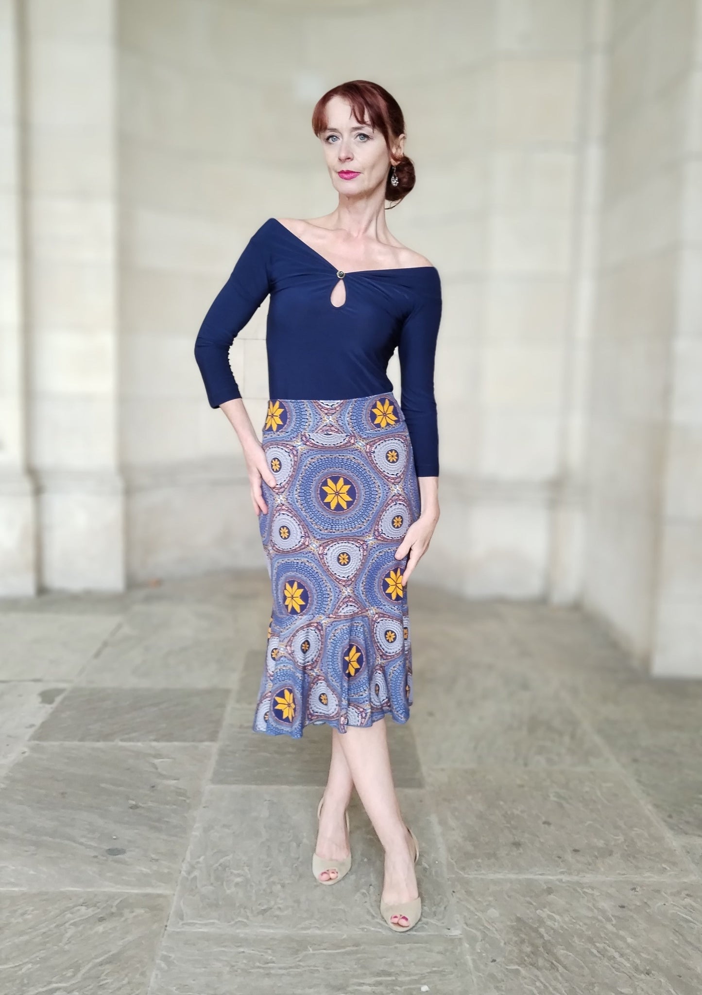 EVITA Tango frill skirt