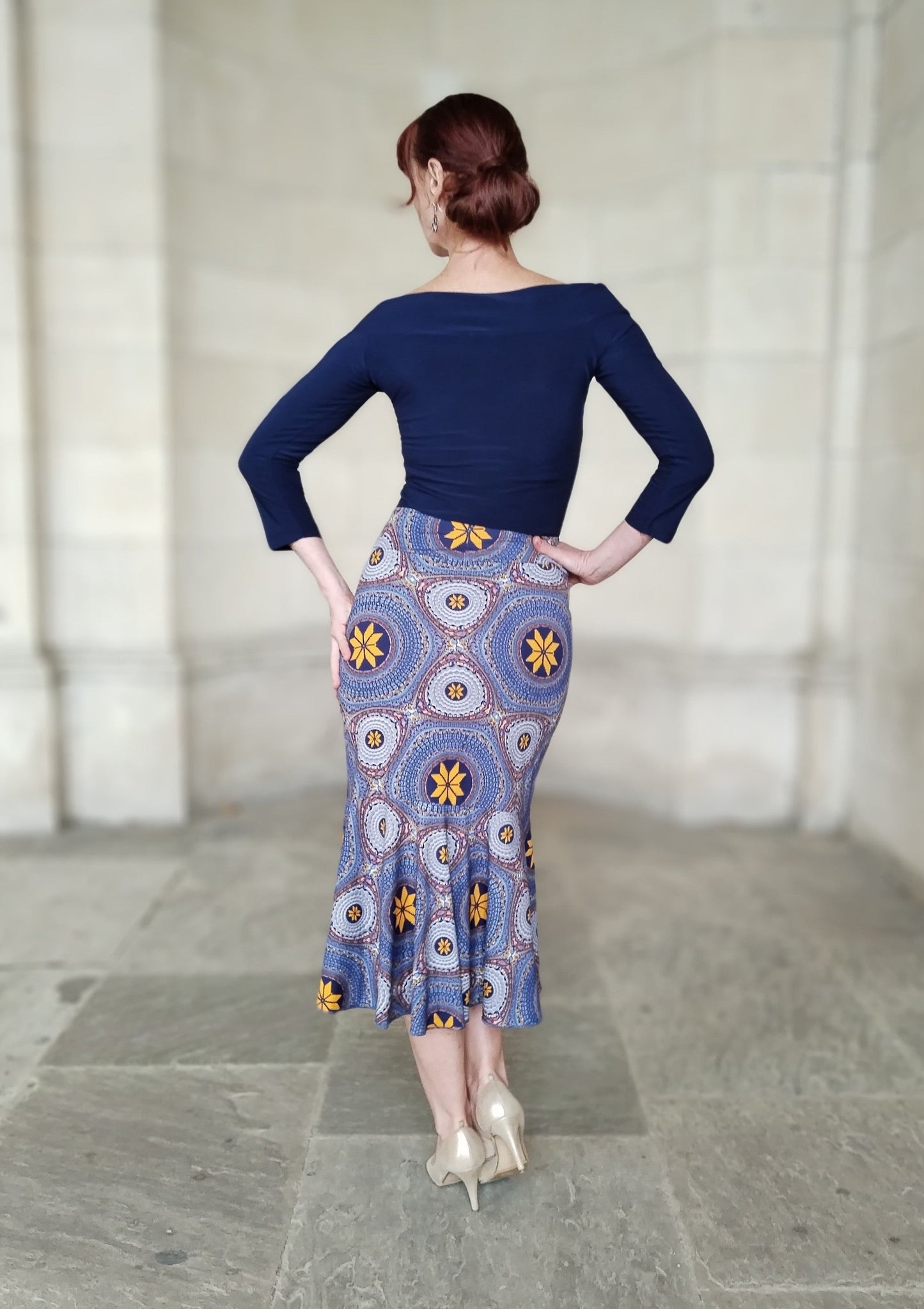 EVITA Tango frill skirt