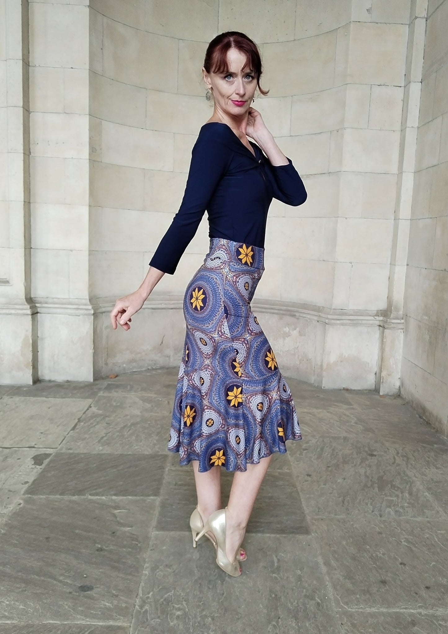 EVITA Tango frill skirt