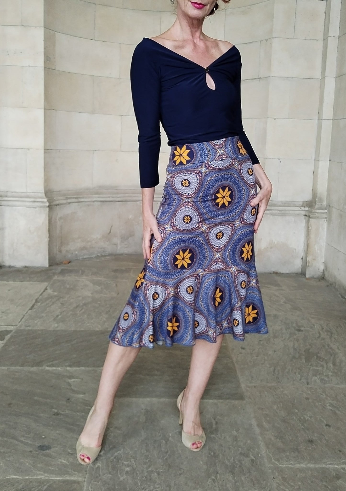 EVITA Tango frill skirt