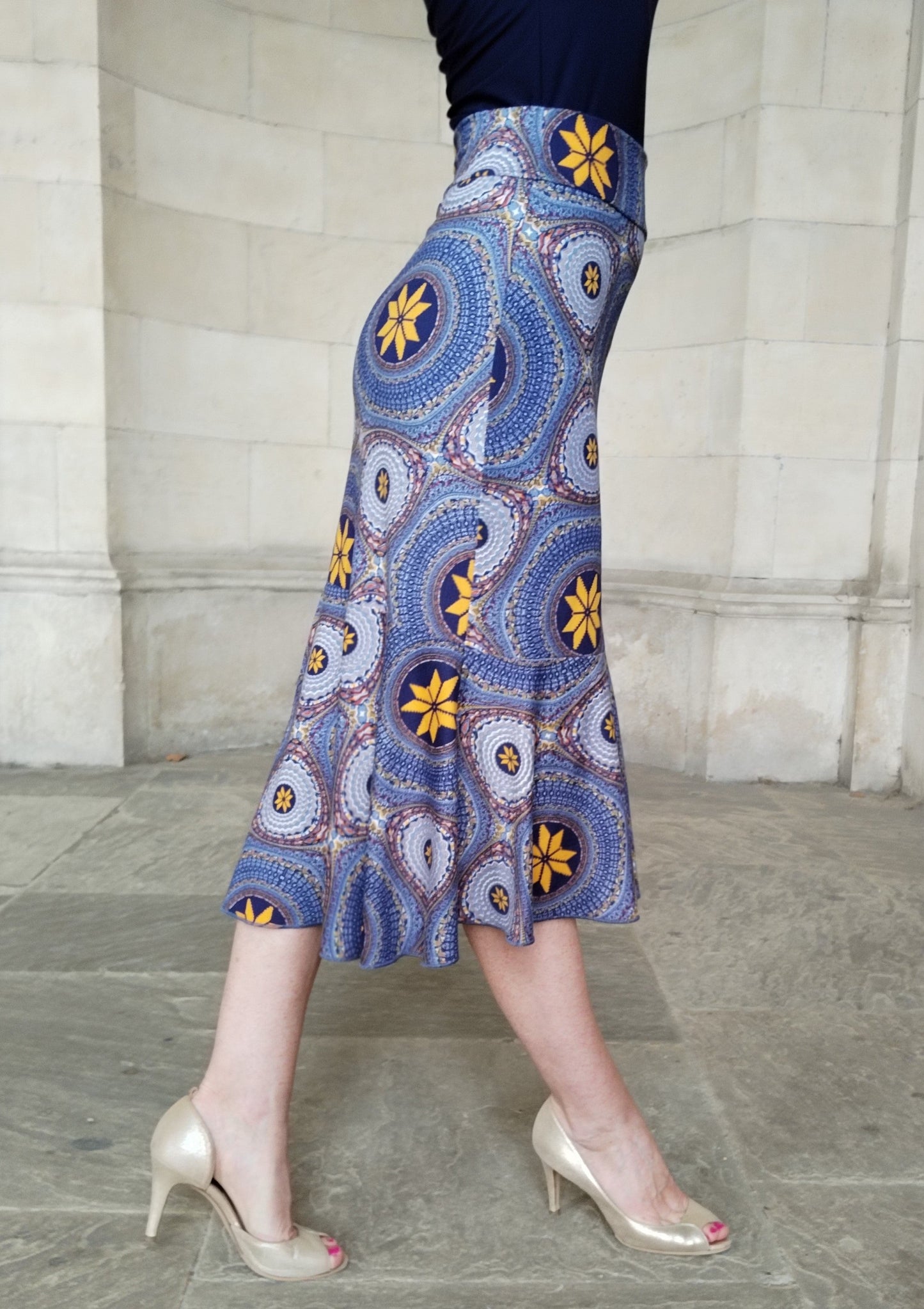 EVITA Tango frill skirt