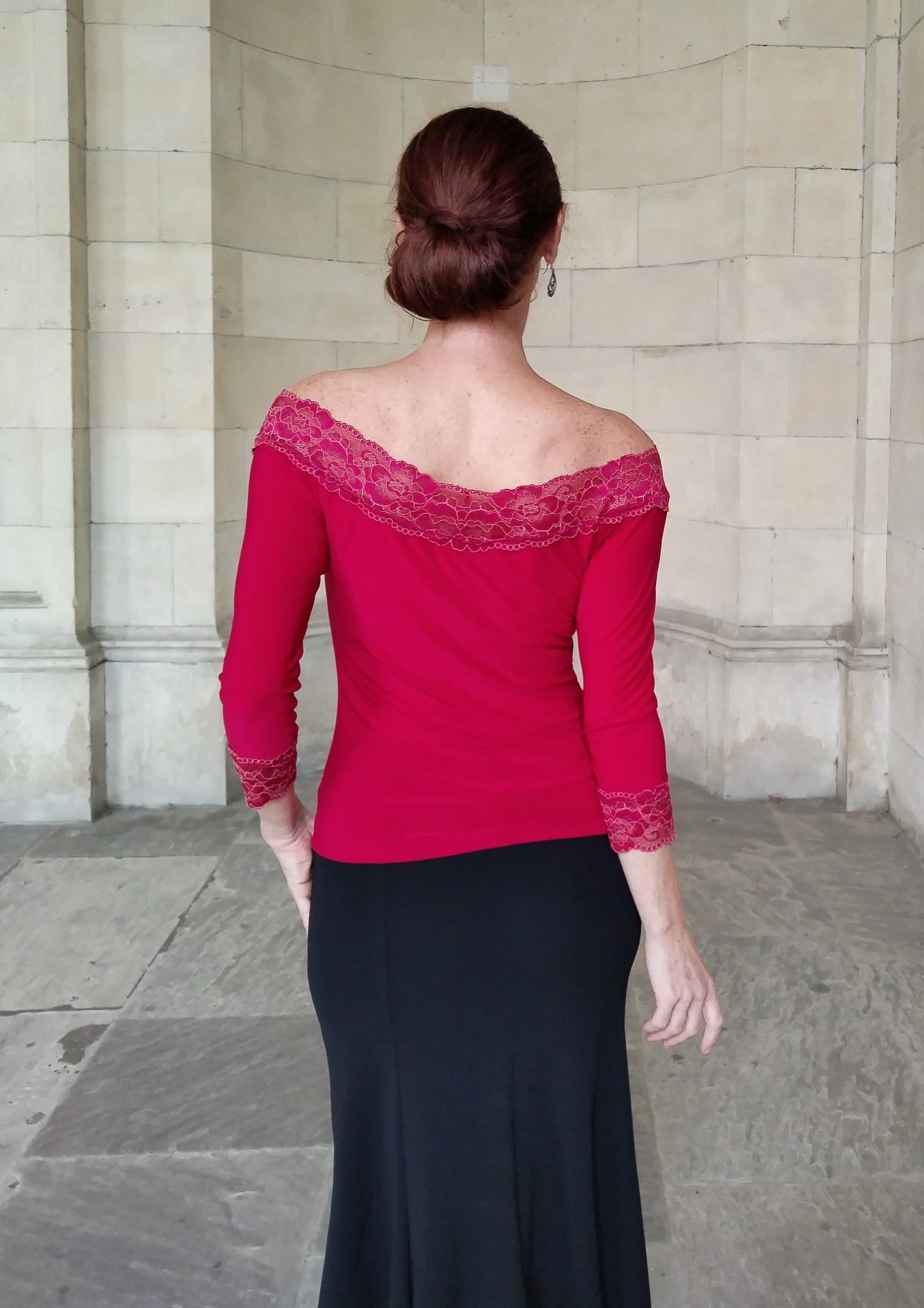 ORNELLA Tango top with lace