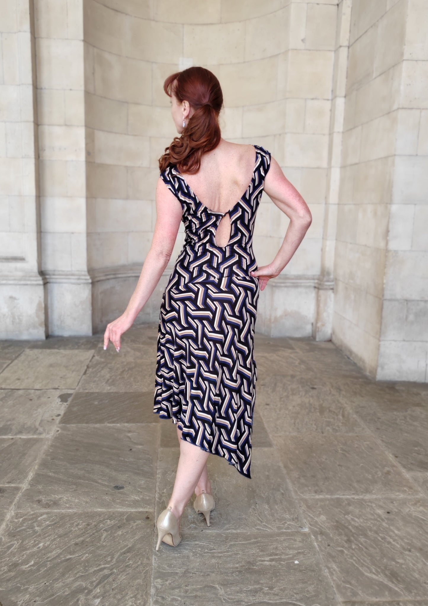 SYBIL Art deco Tango dress