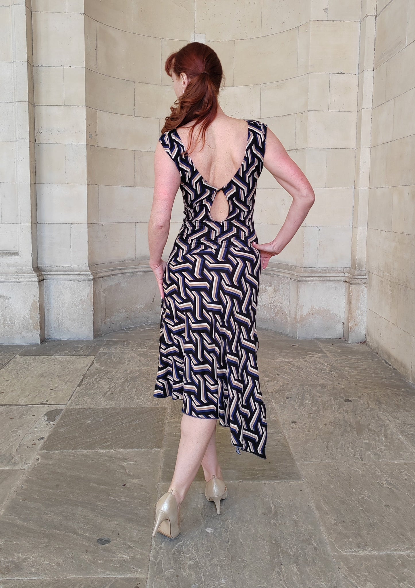SYBIL Art deco Tango dress