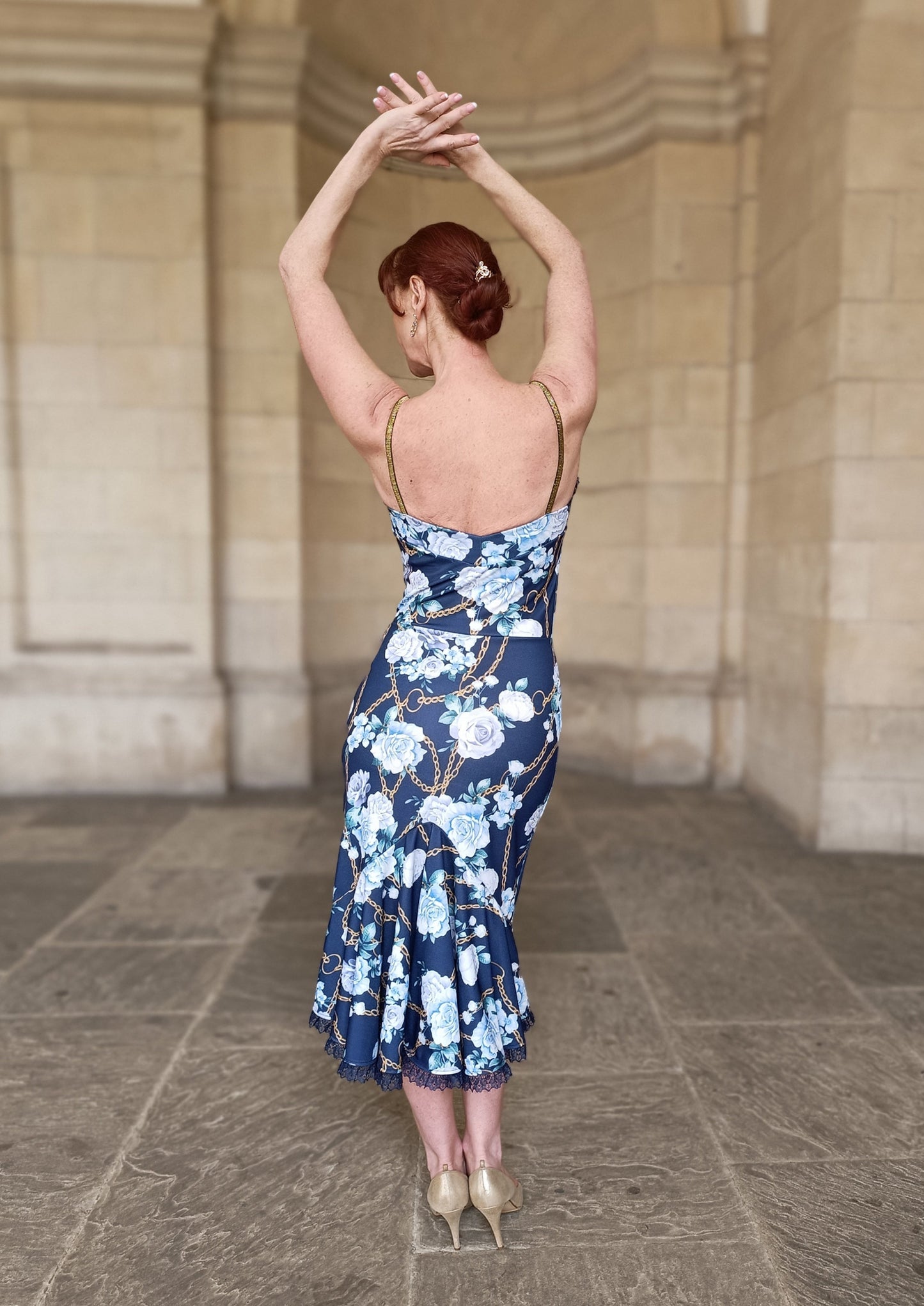 BETSY Tango dress with back frill