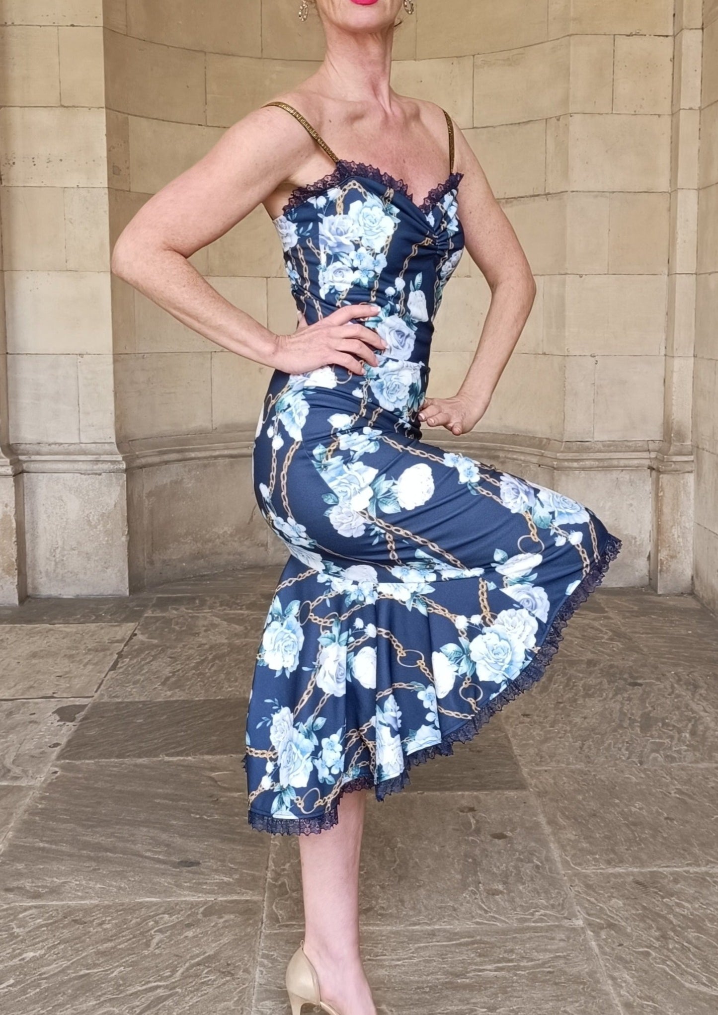 BETSY Tango dress with back frill