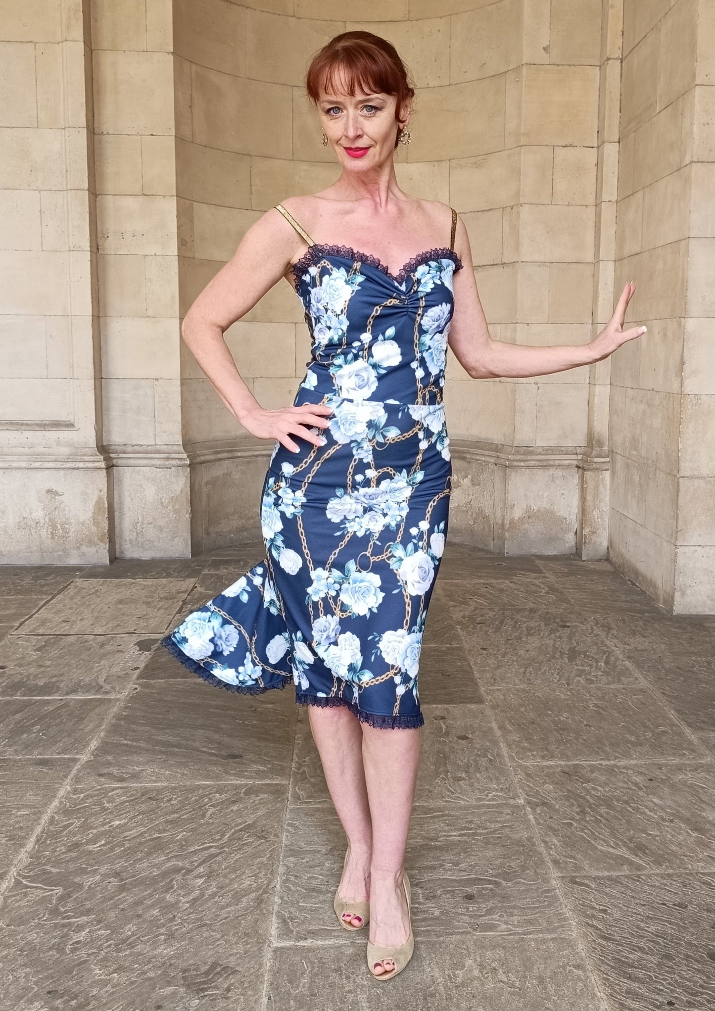 BETSY Tango dress with back frill