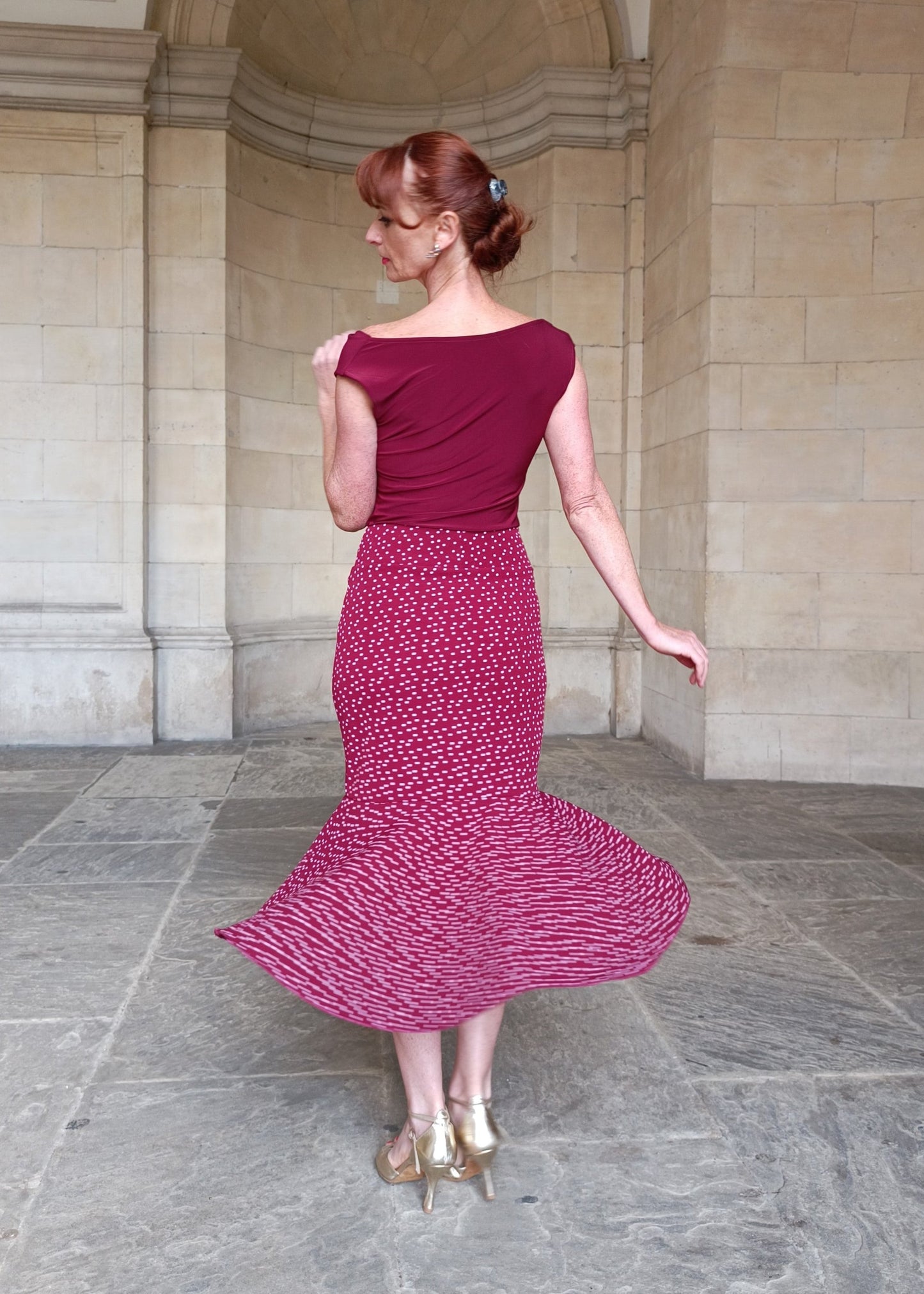 ELISA Tango frill skirt