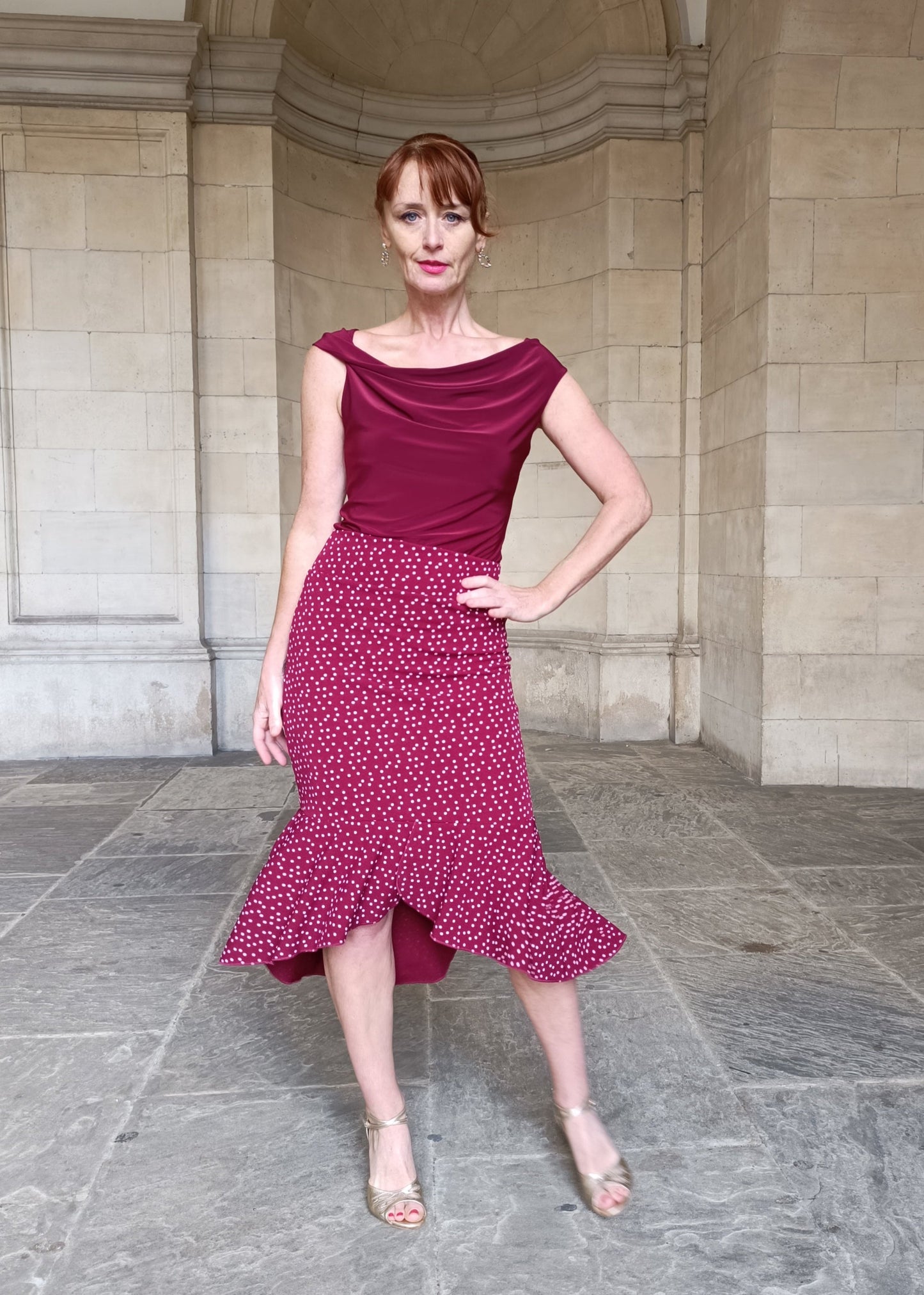 ELISA Tango frill skirt