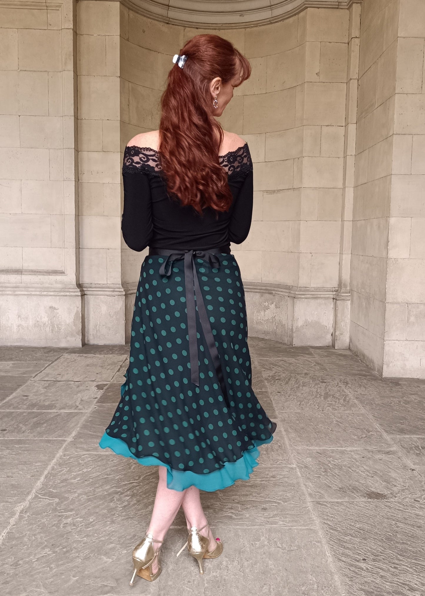 TANGO WRAP SKIRT Polka Dots