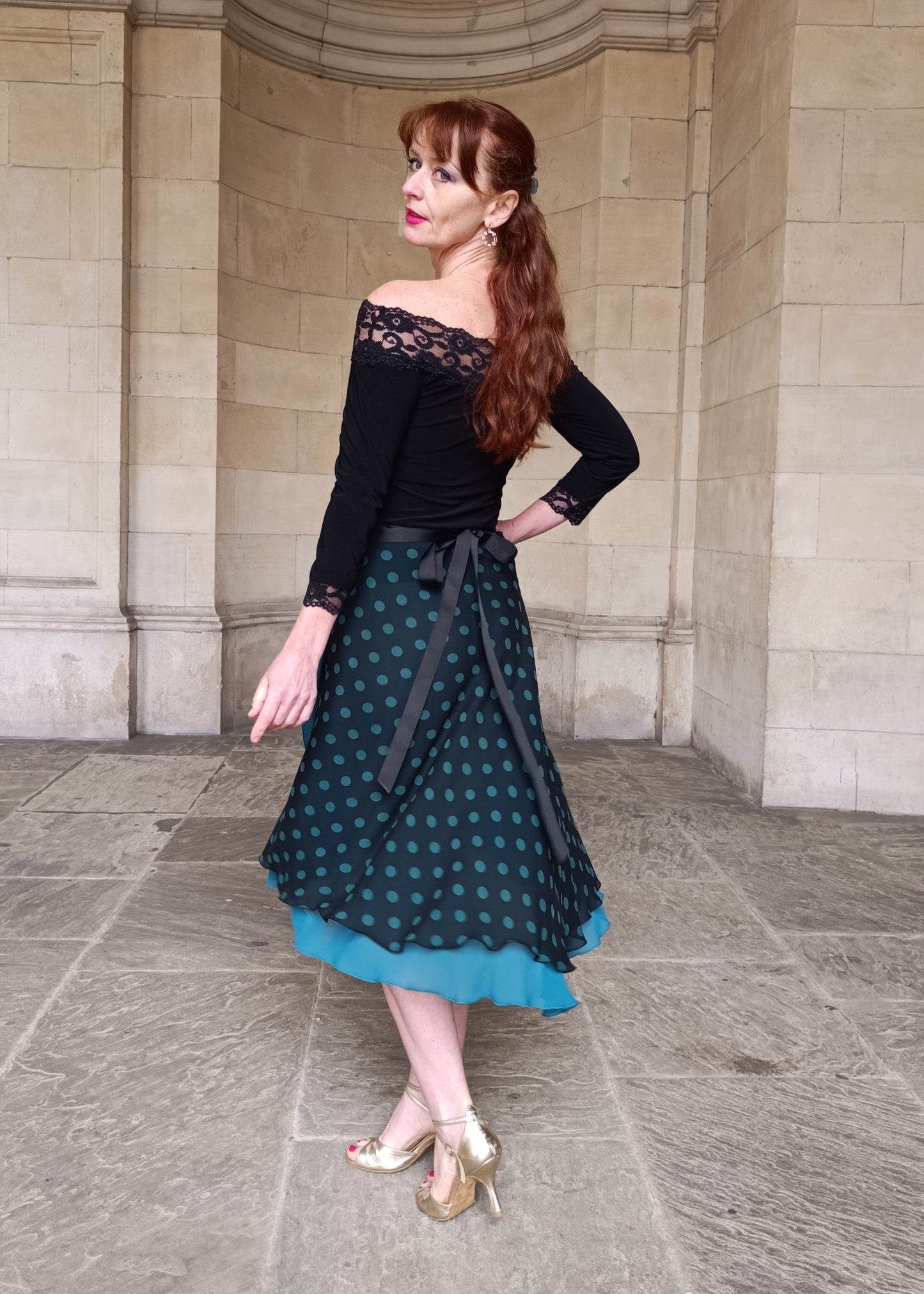 TANGO WRAP SKIRT Polka Dots