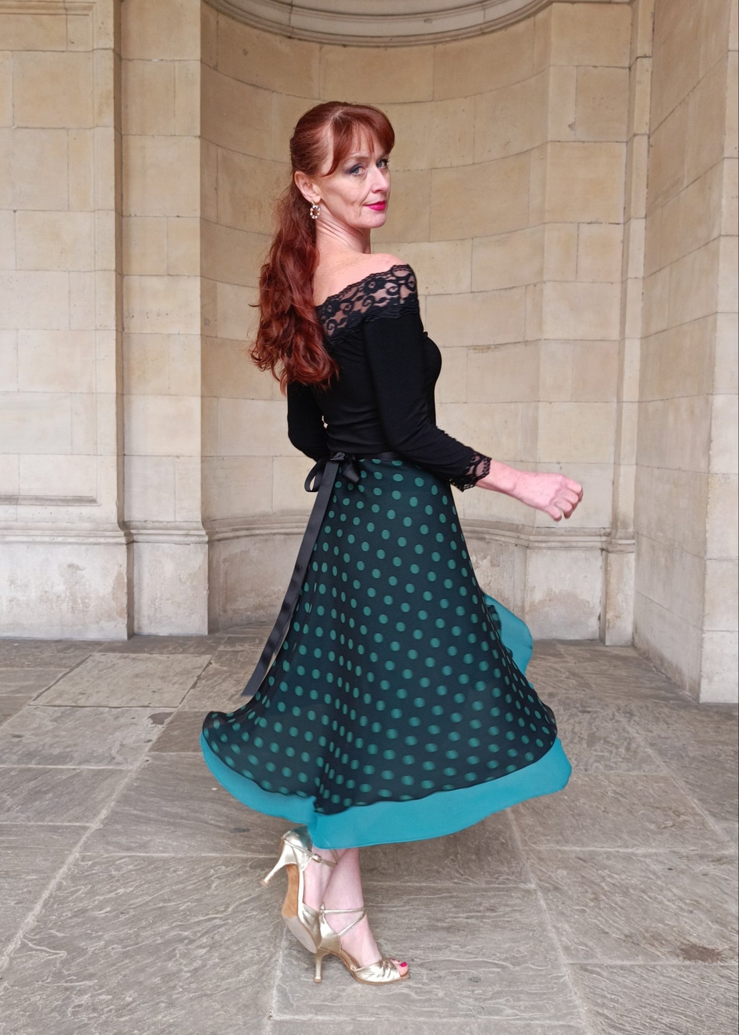 TANGO WRAP SKIRT Polka Dots