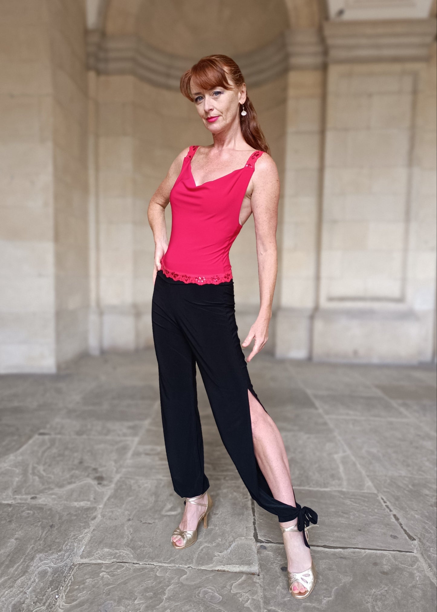 Tango Trousers with split and ties