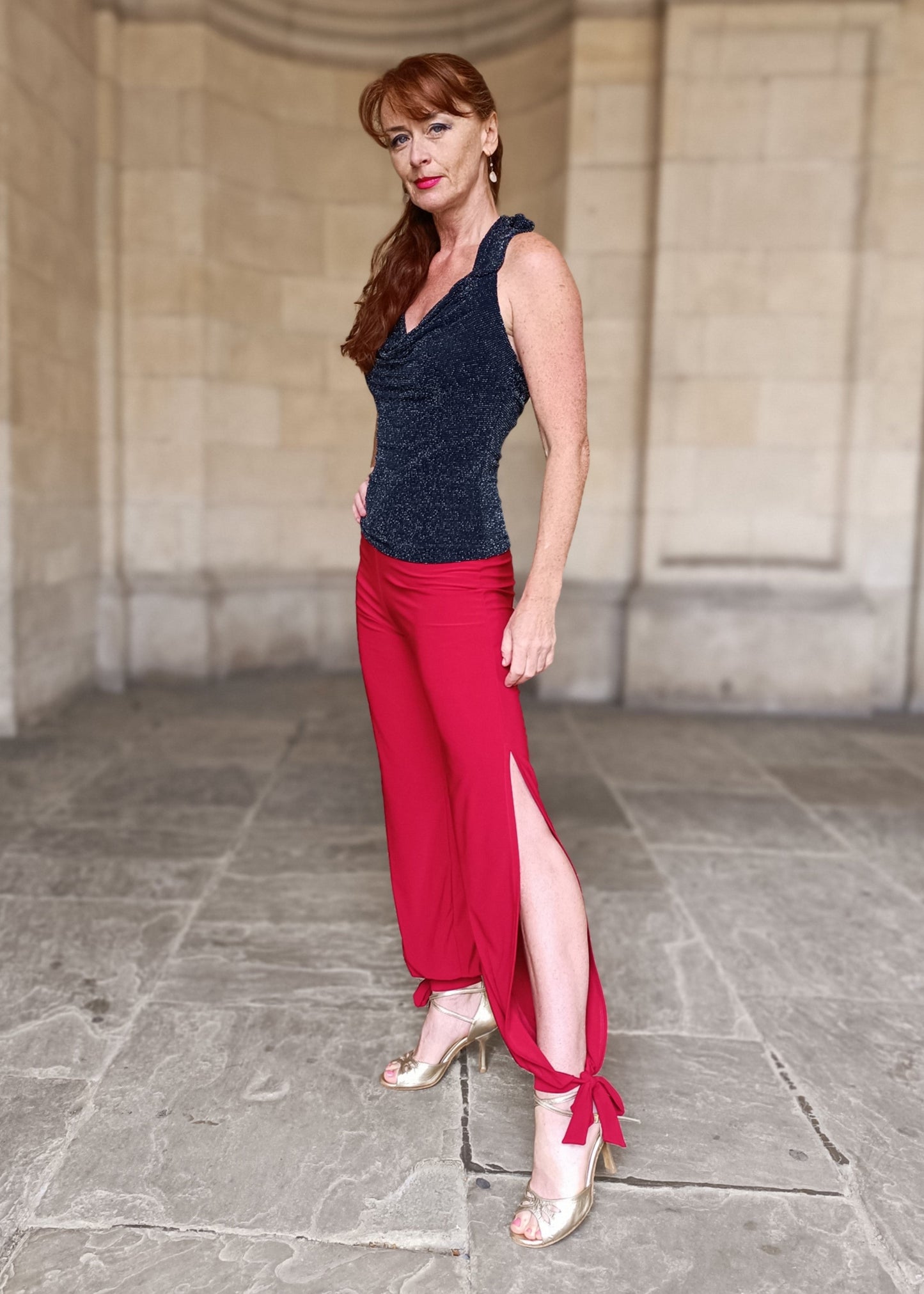 Tango Trousers with split and ties