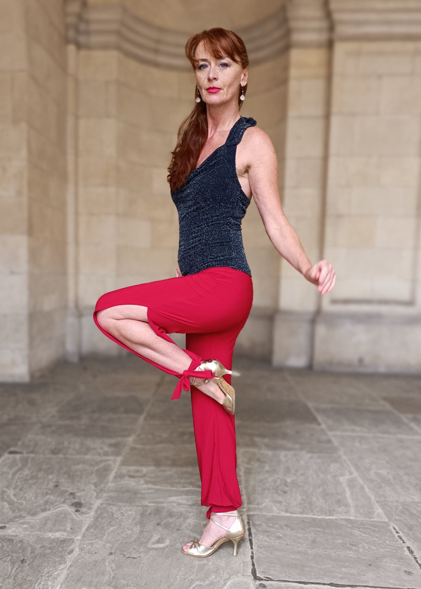Tango Trousers with split and ties