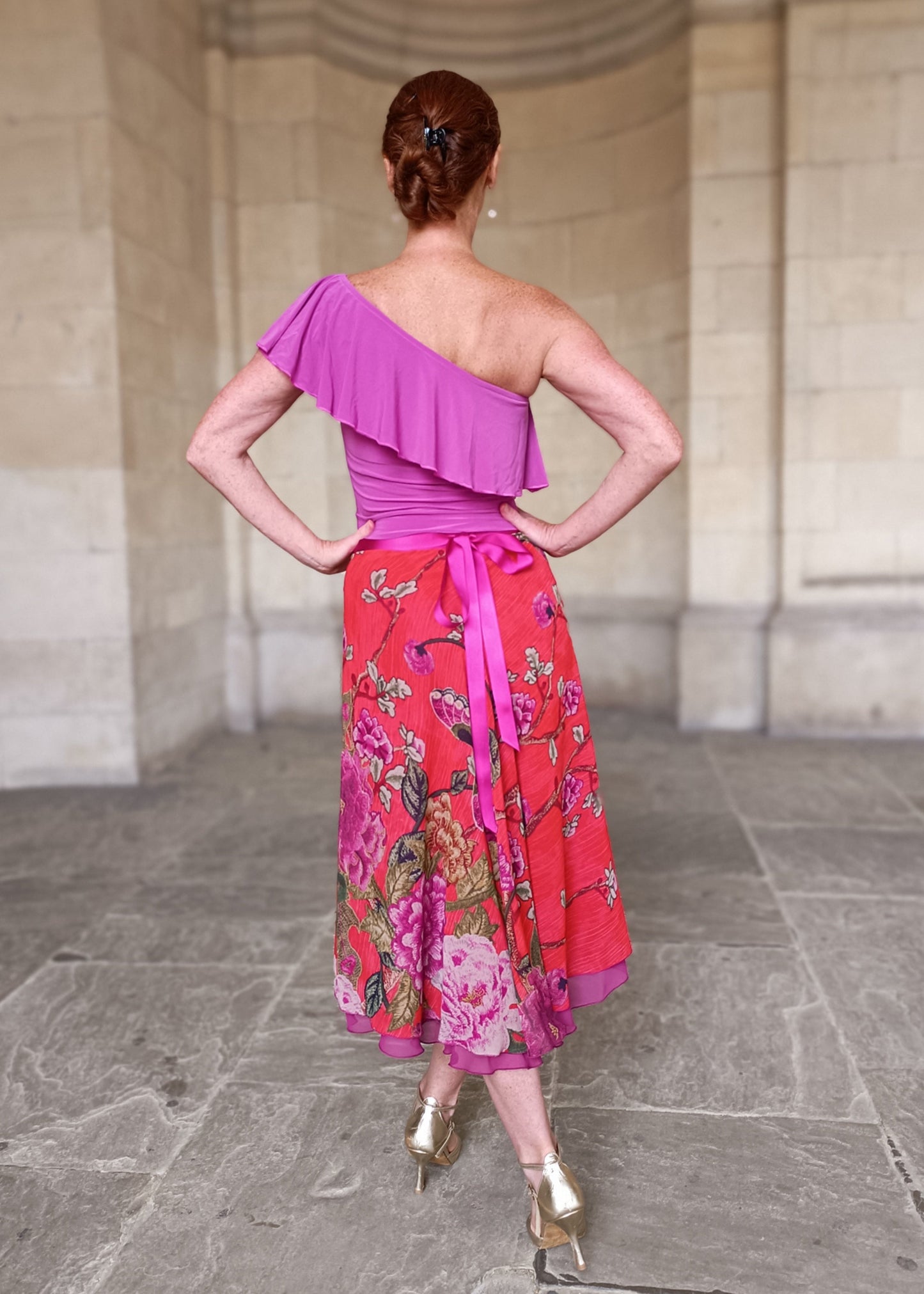 TANGO WRAP SKIRT Spice Floral