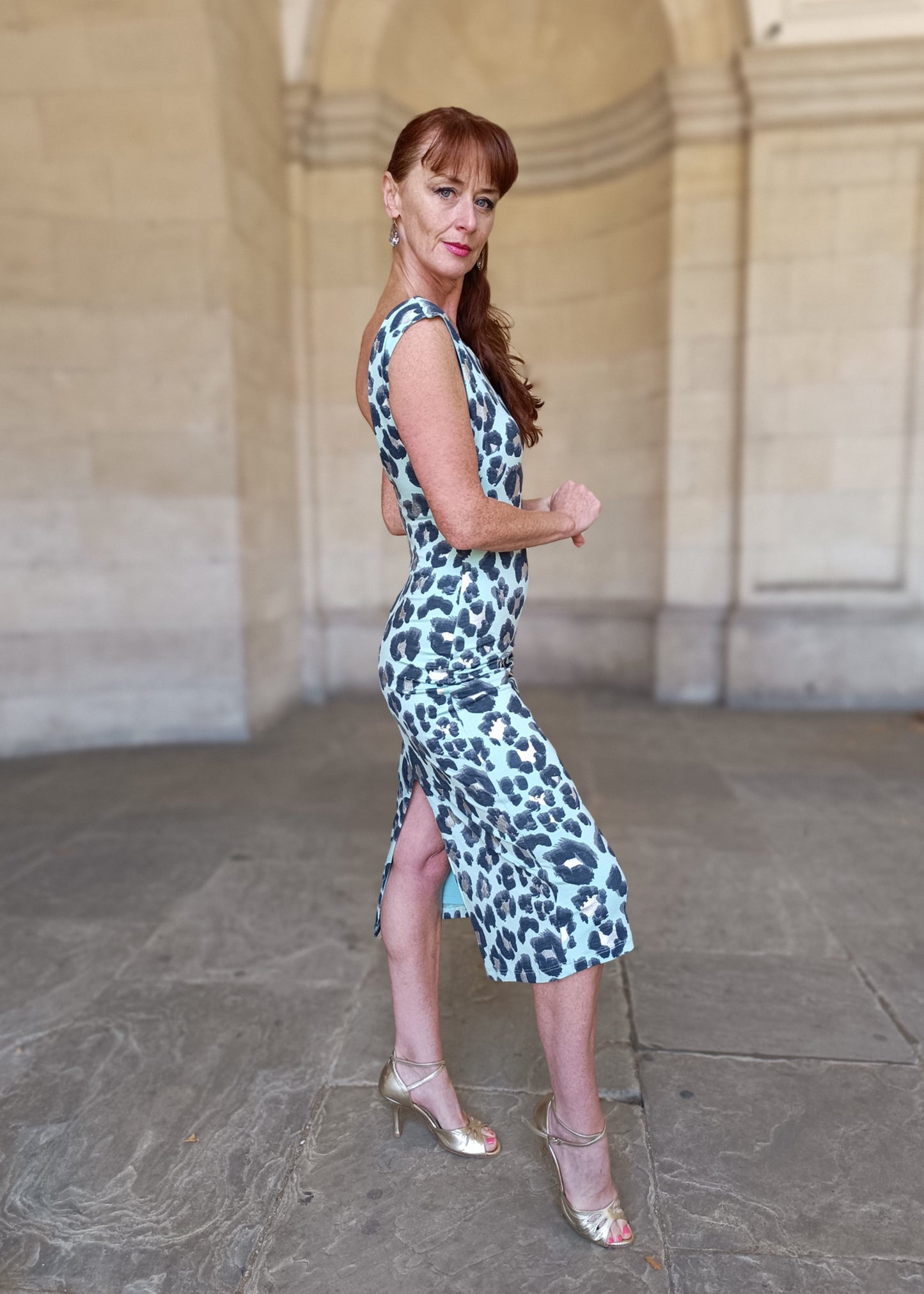 Leopard Slip Tango dress