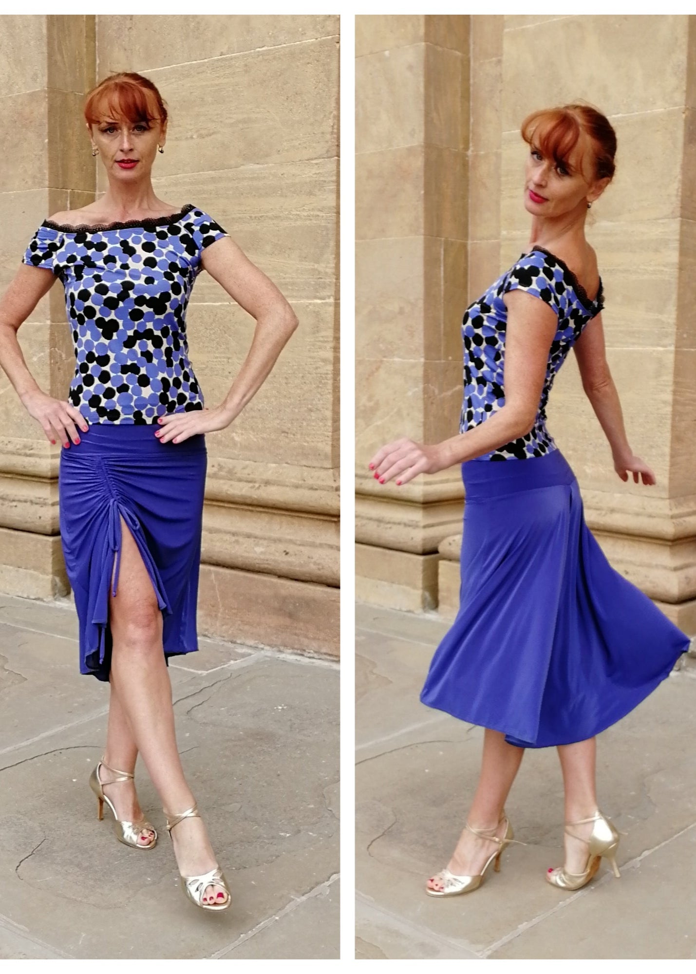 MARISA Floaty tango with front slit