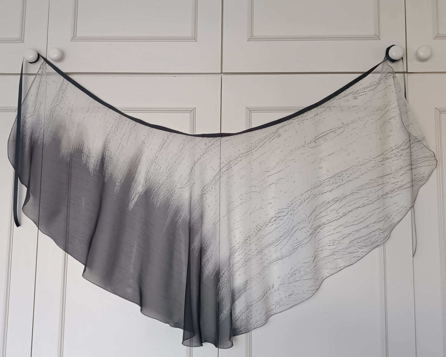 Ballet skirt: Grey / White Ombre