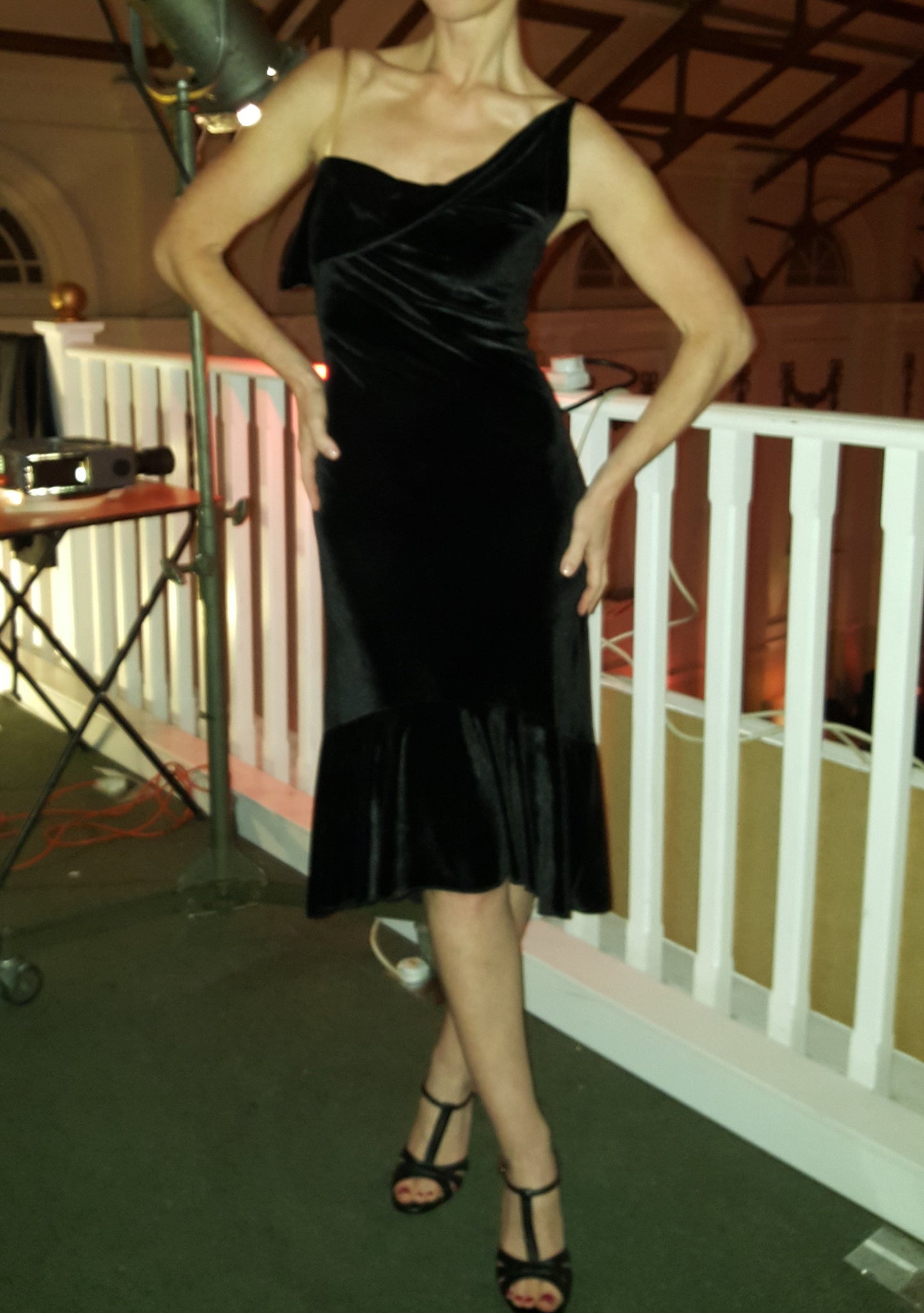 VALENTINA Velvet tango dress