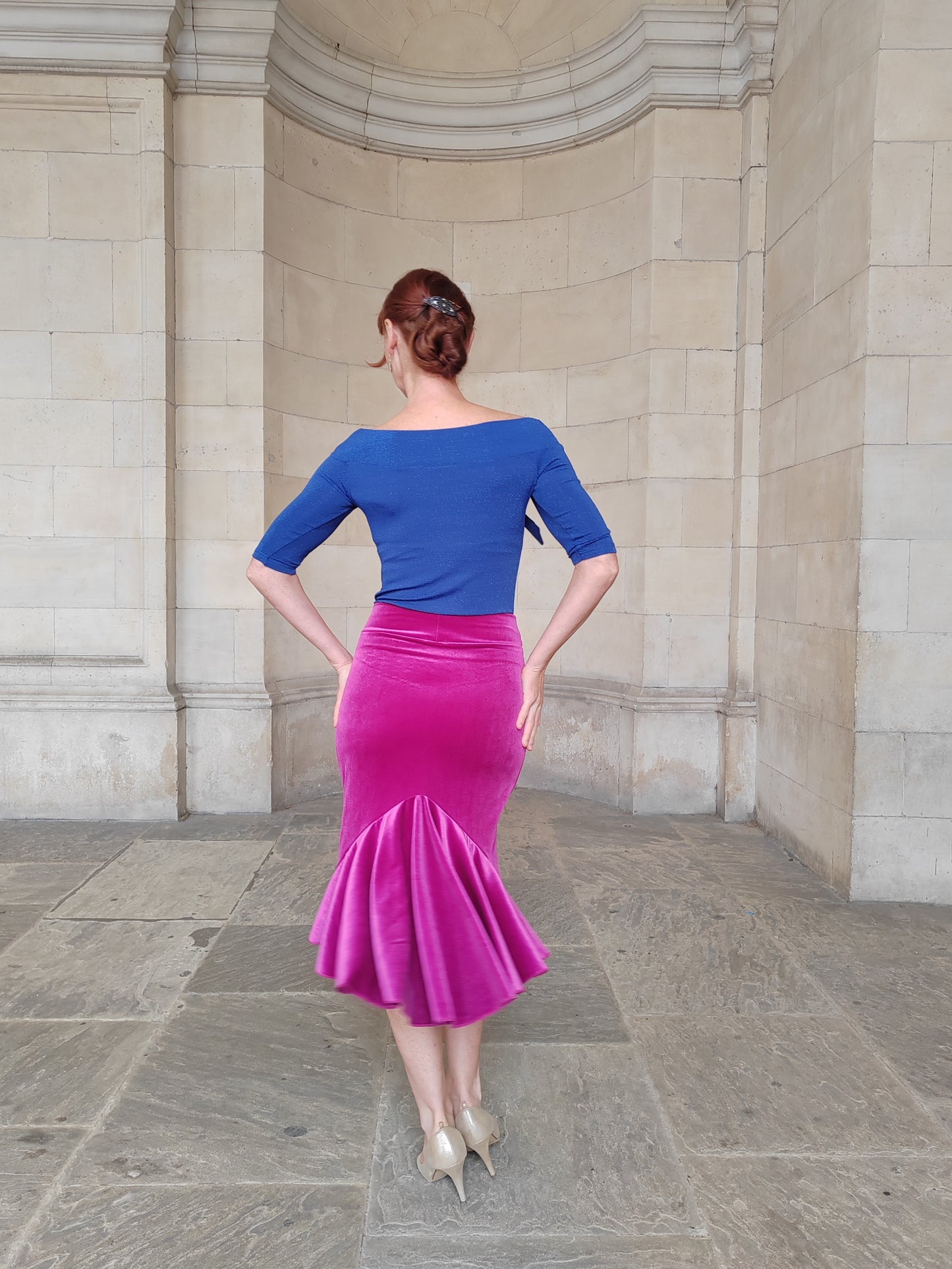 ALLEGRA Tango Velvet skirt