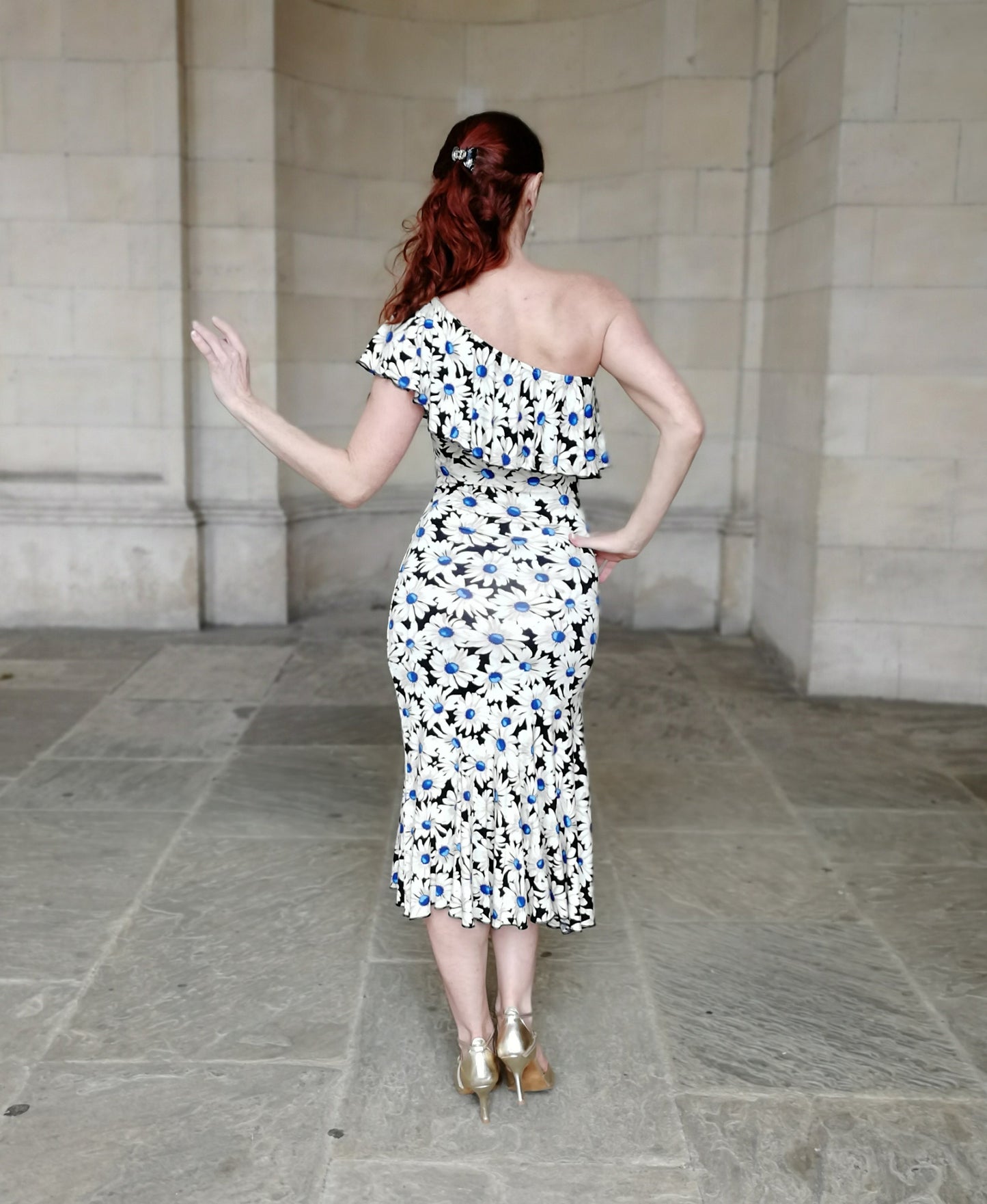 ARABELLA One shoulder dress