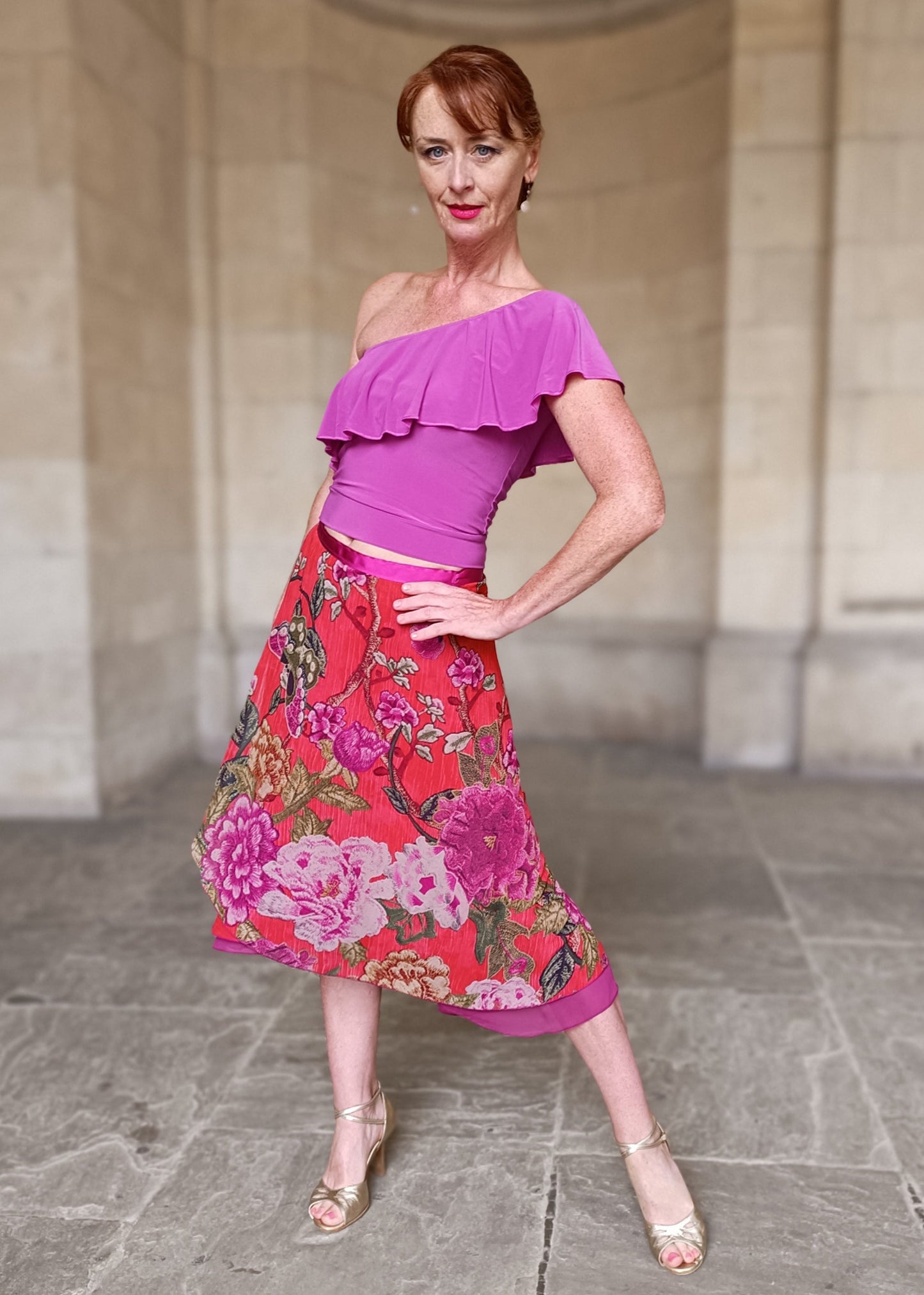 TANGO WRAP SKIRT Spice Floral