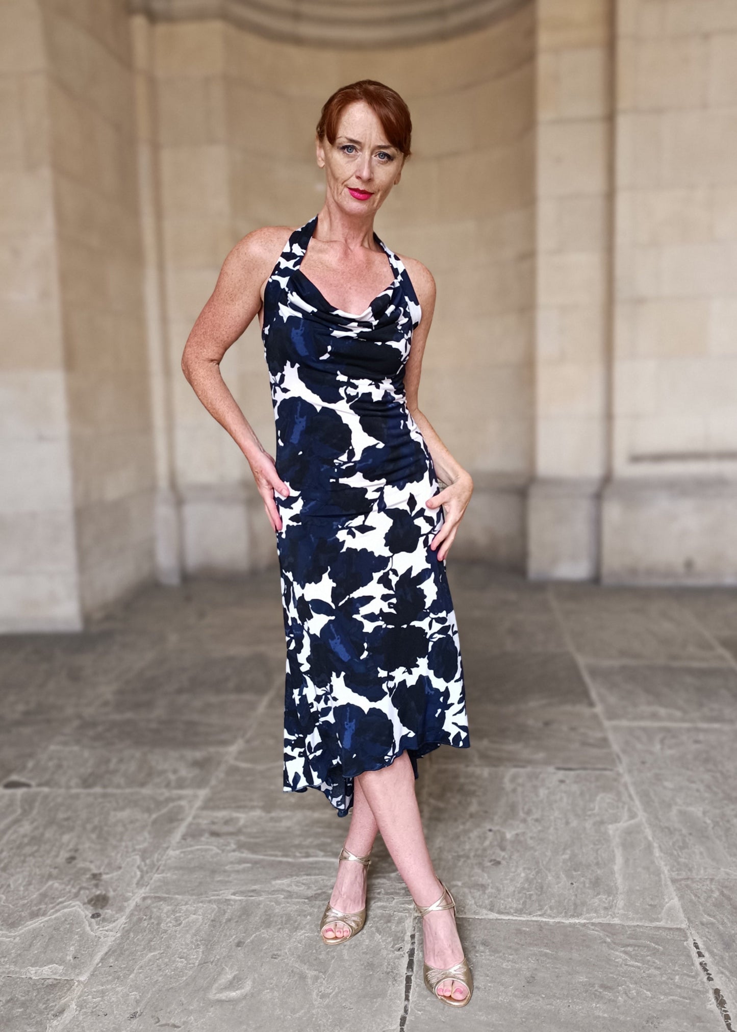 VESPER Tango halterneck dress