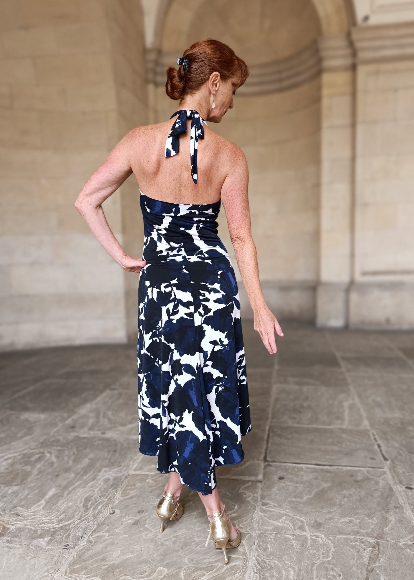 VESPER Tango halterneck dress