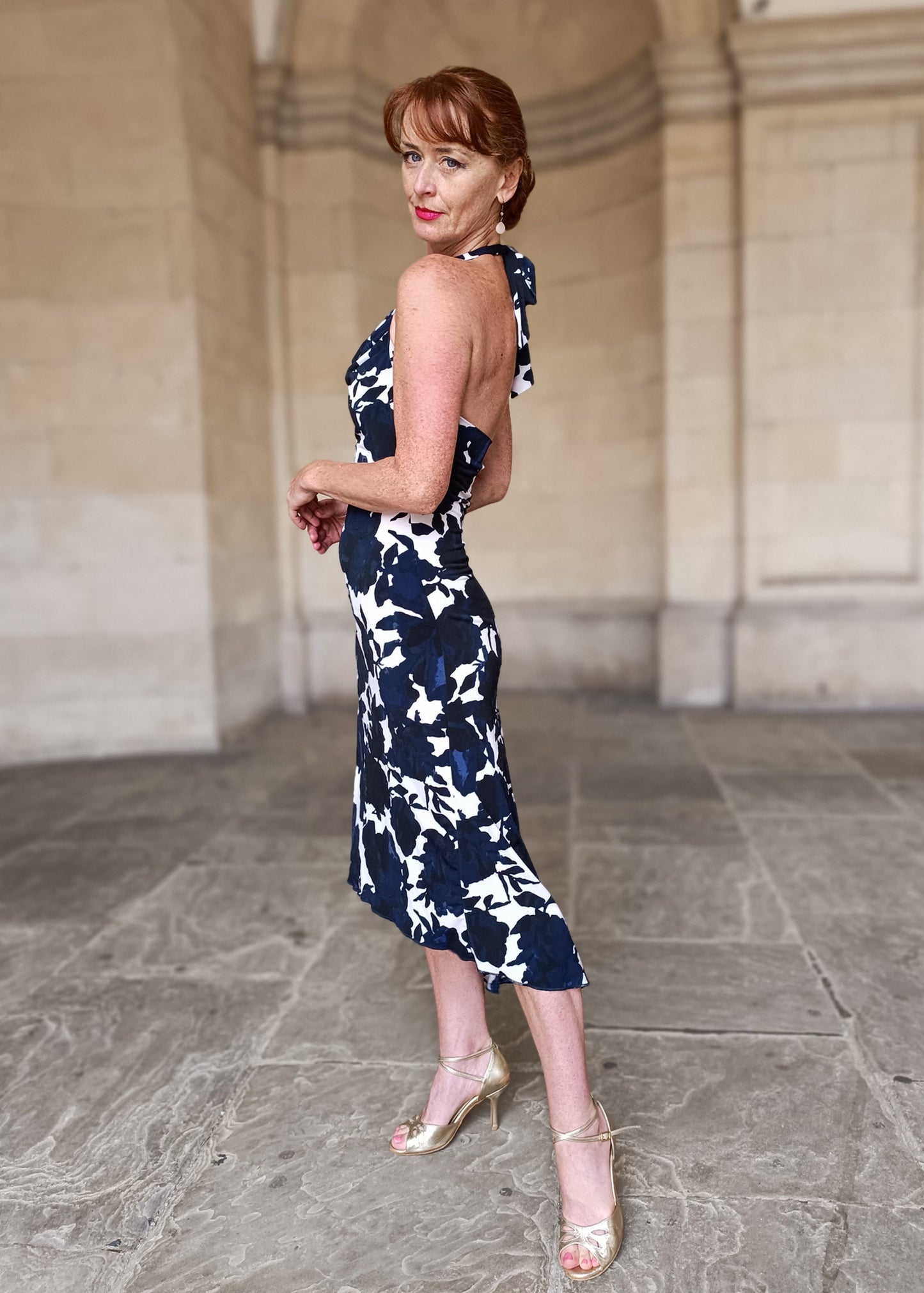 VESPER Tango halterneck dress