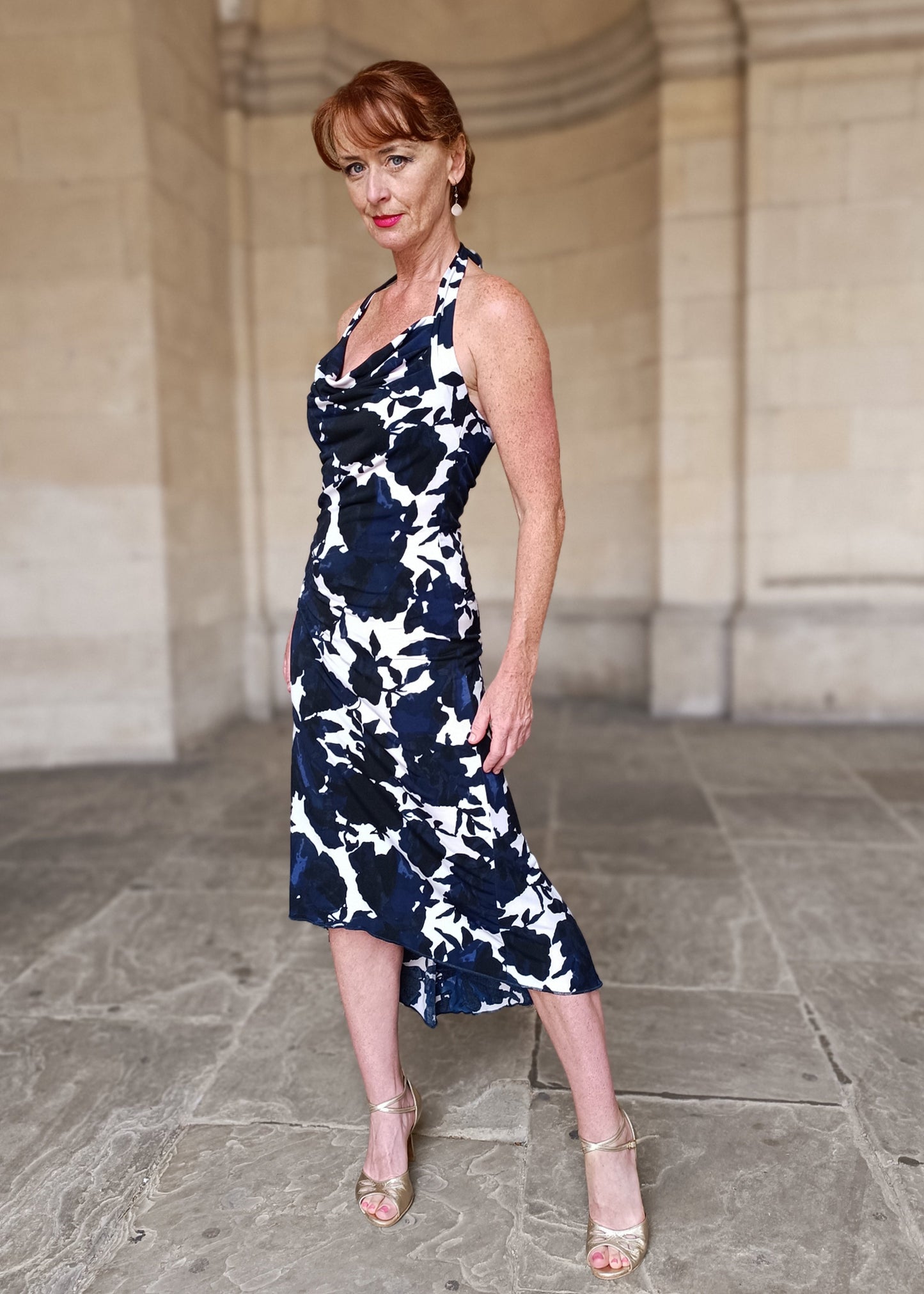 VESPER Tango halterneck dress