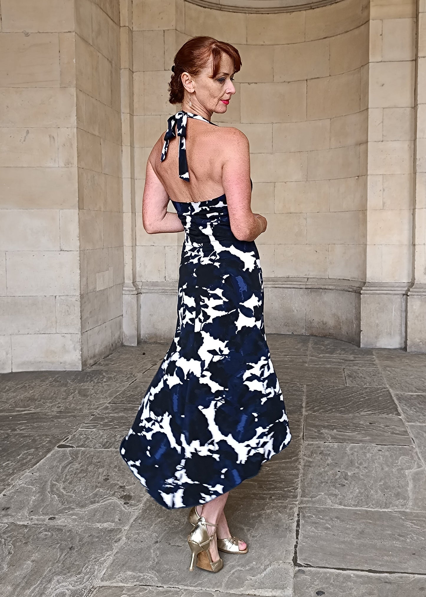 VESPER Tango halterneck dress