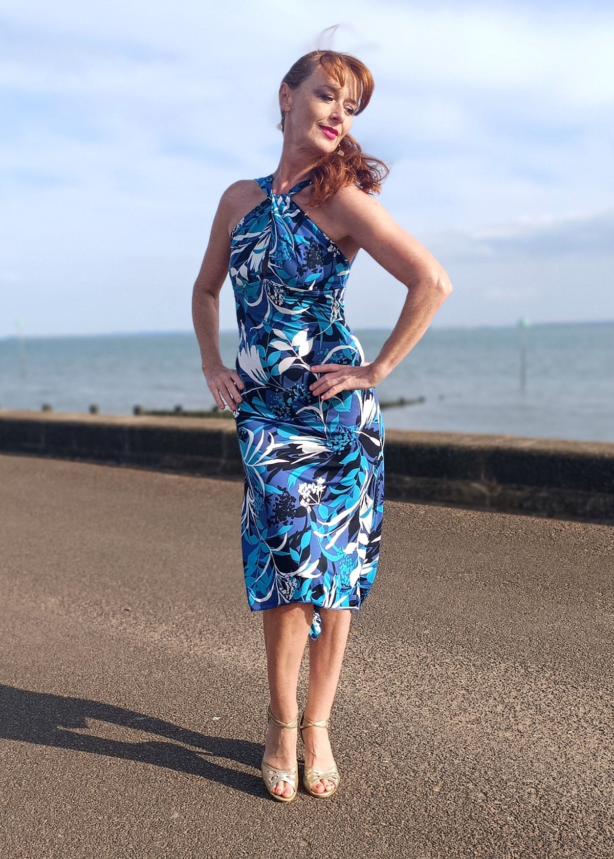 LEA Open back tango dress