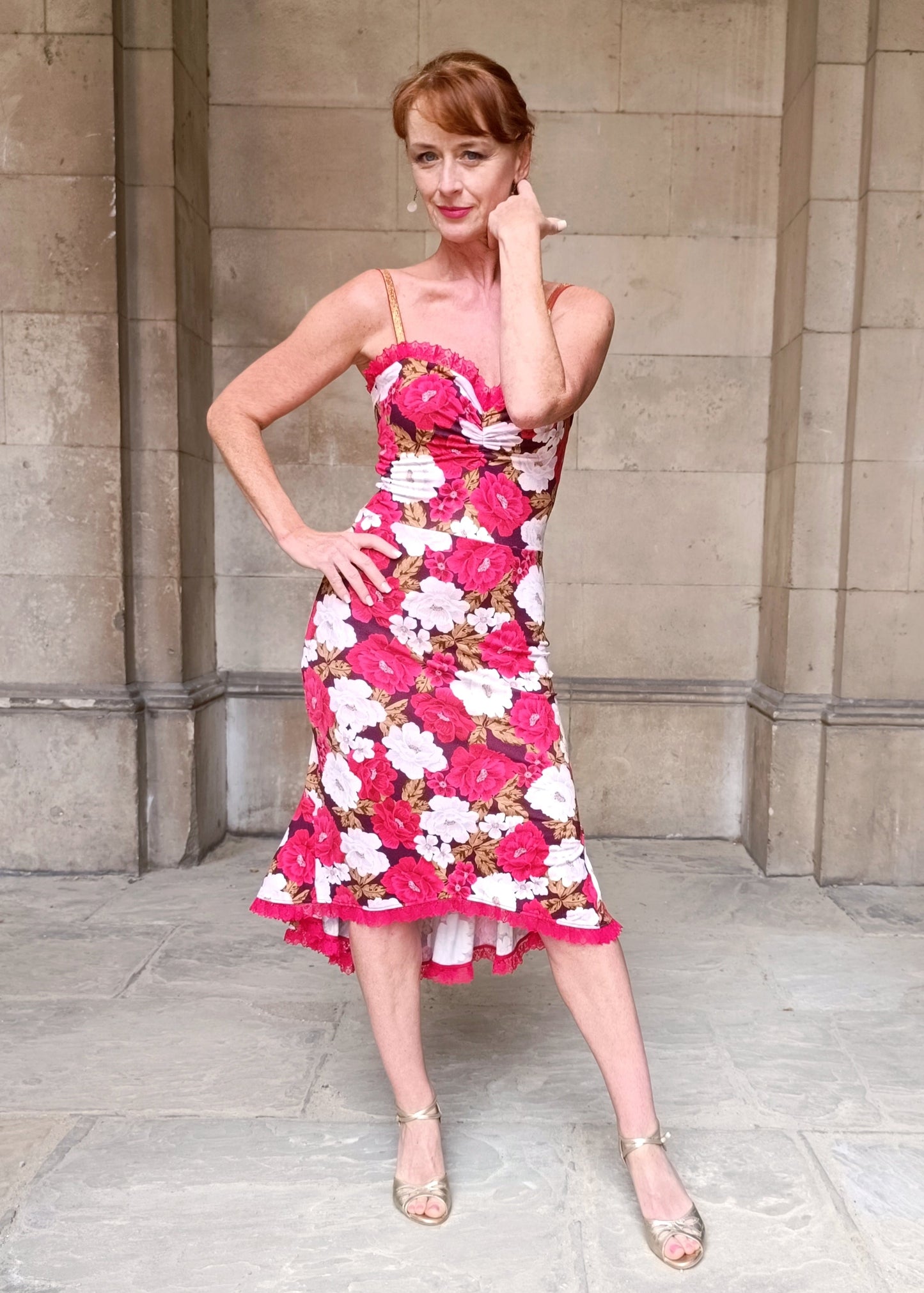 BETSY  Tango dress with back frill