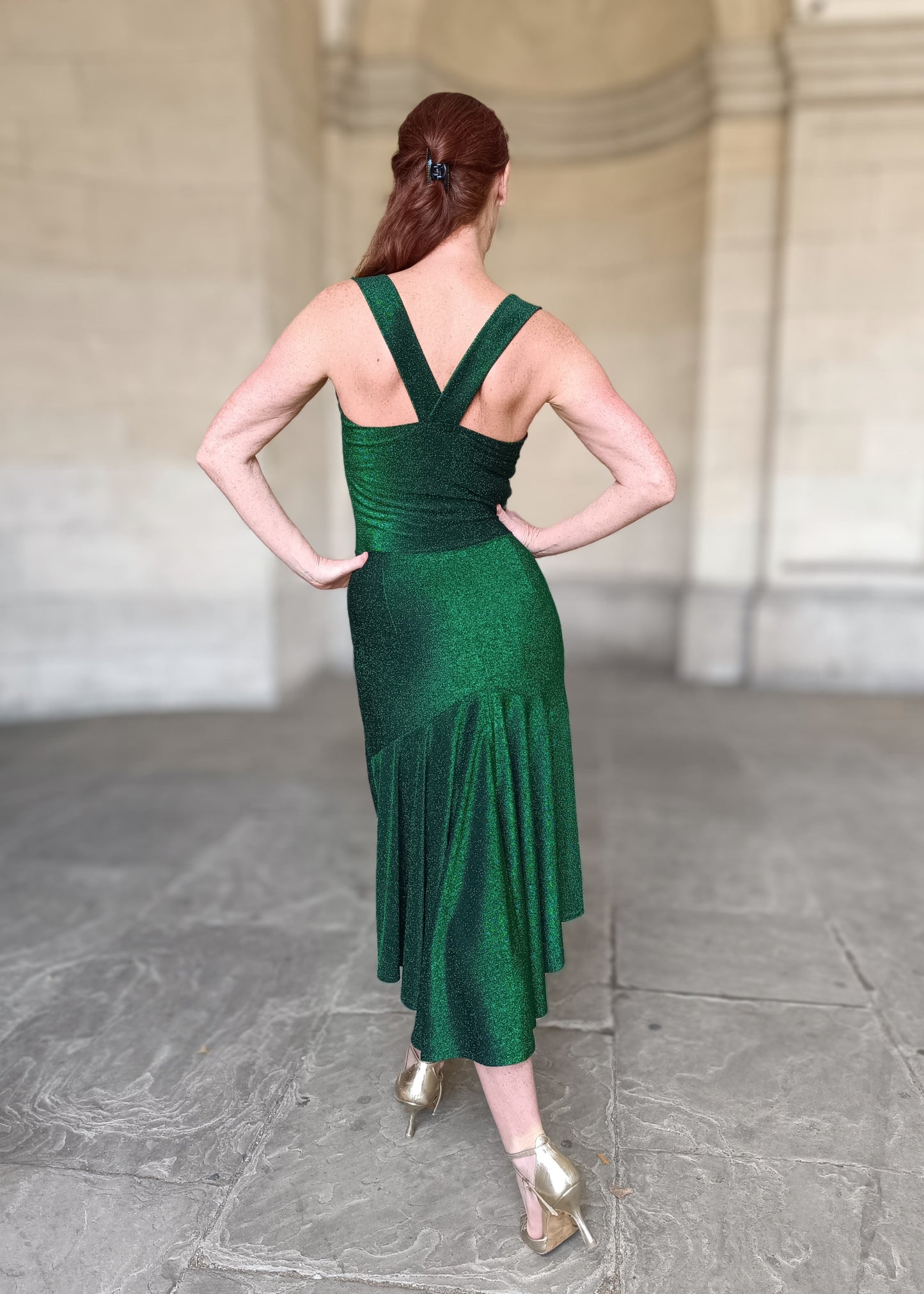 ROMINA  Lurex dress