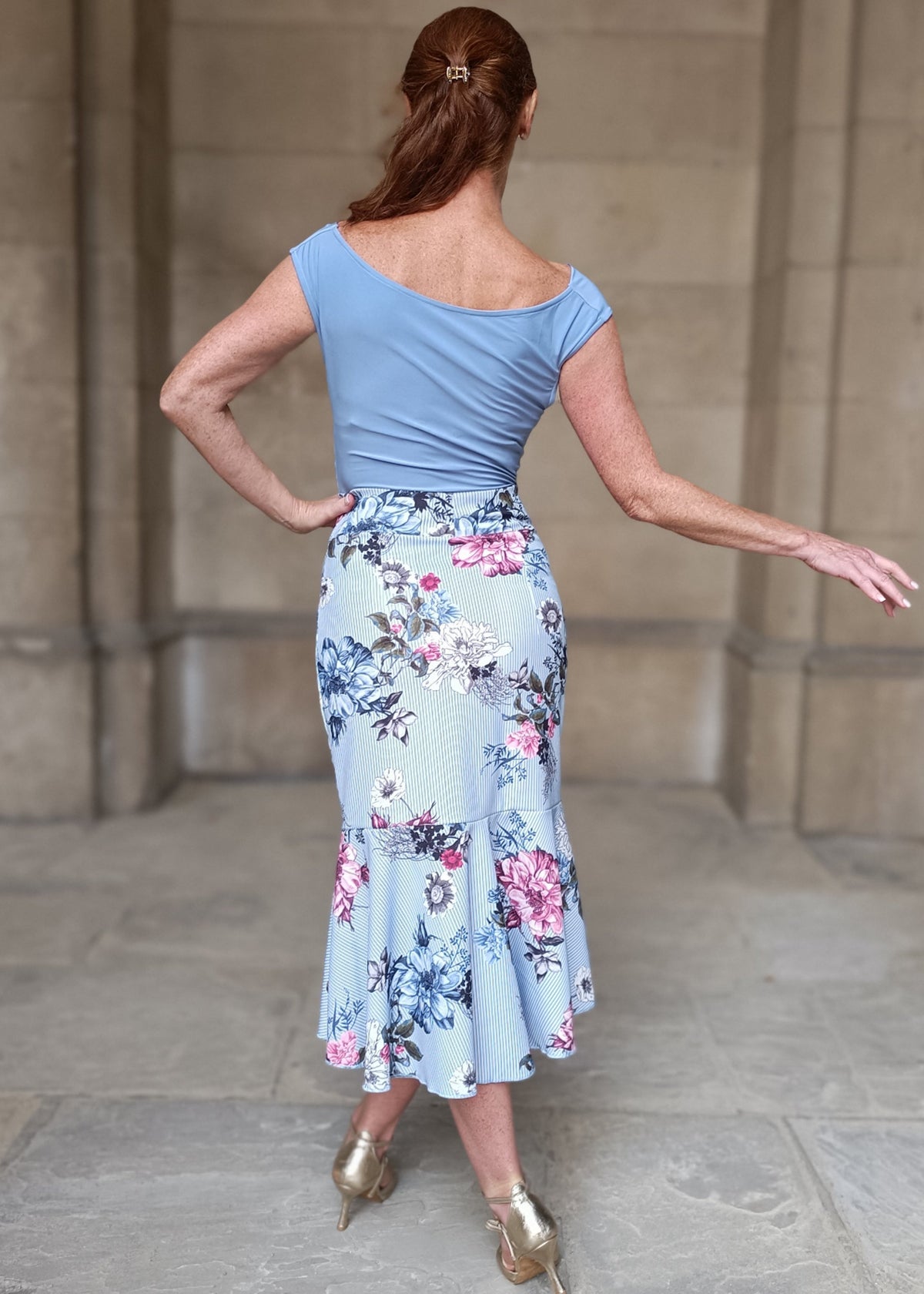 EVITA Tango frill skirt