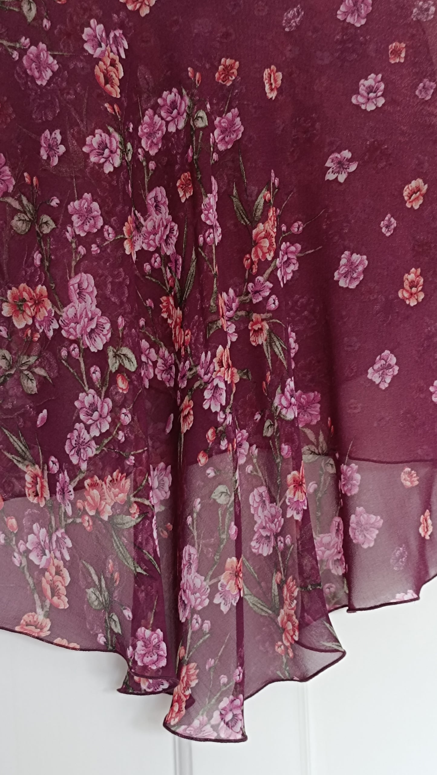 Ballet skirt: Bordo Floral Tapestry