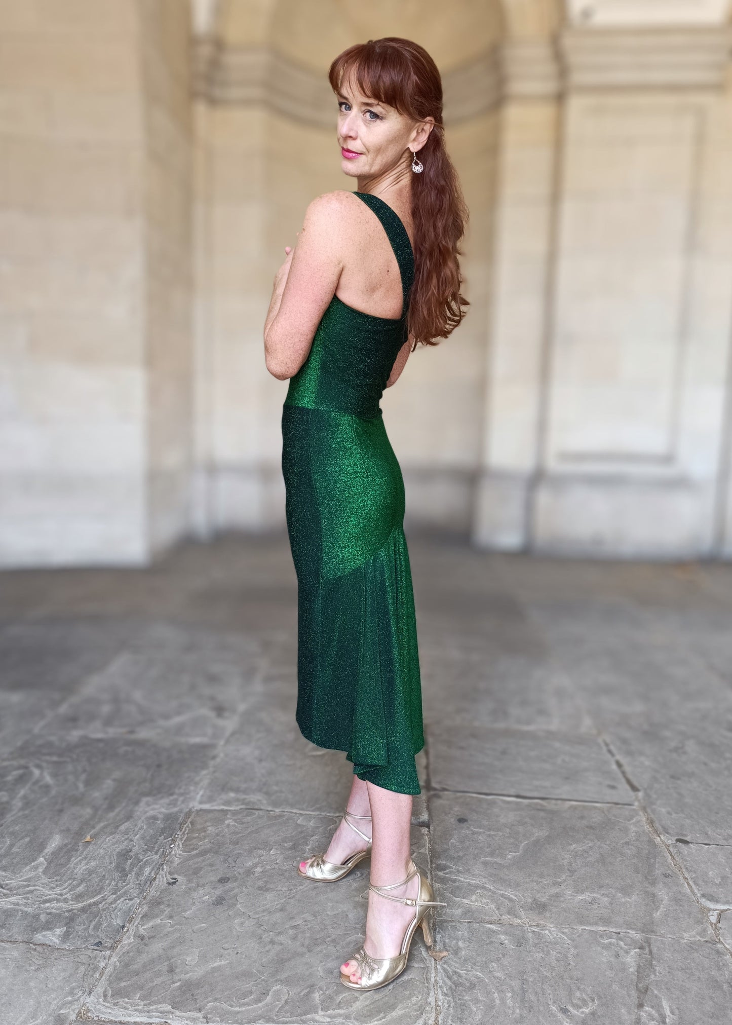 ROMINA  Lurex dress