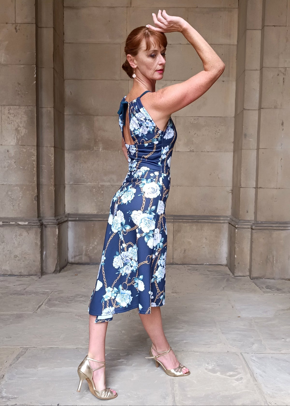 ABRIL Tango halterneck dress