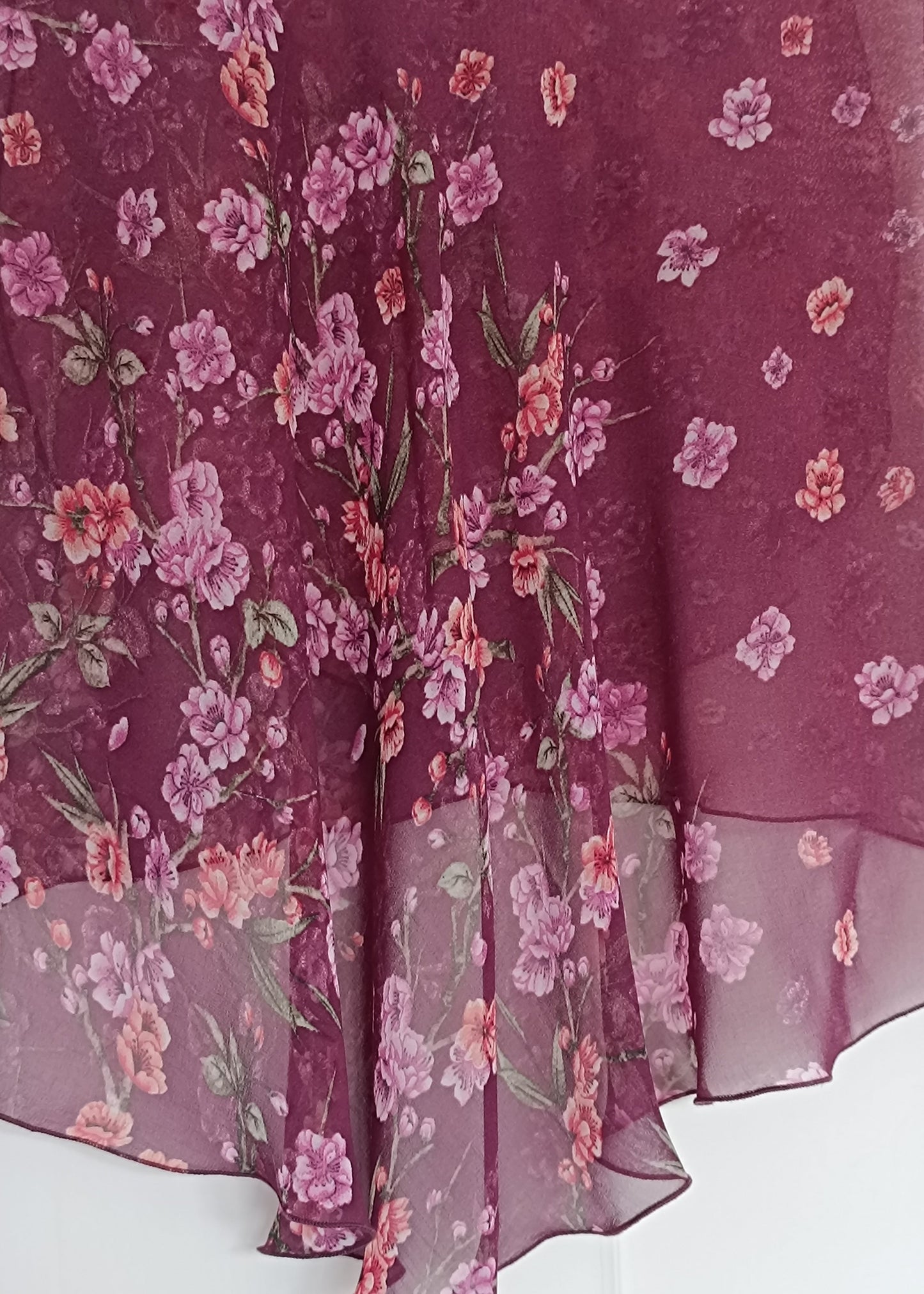 Ballet skirt: Bordo Floral Tapestry