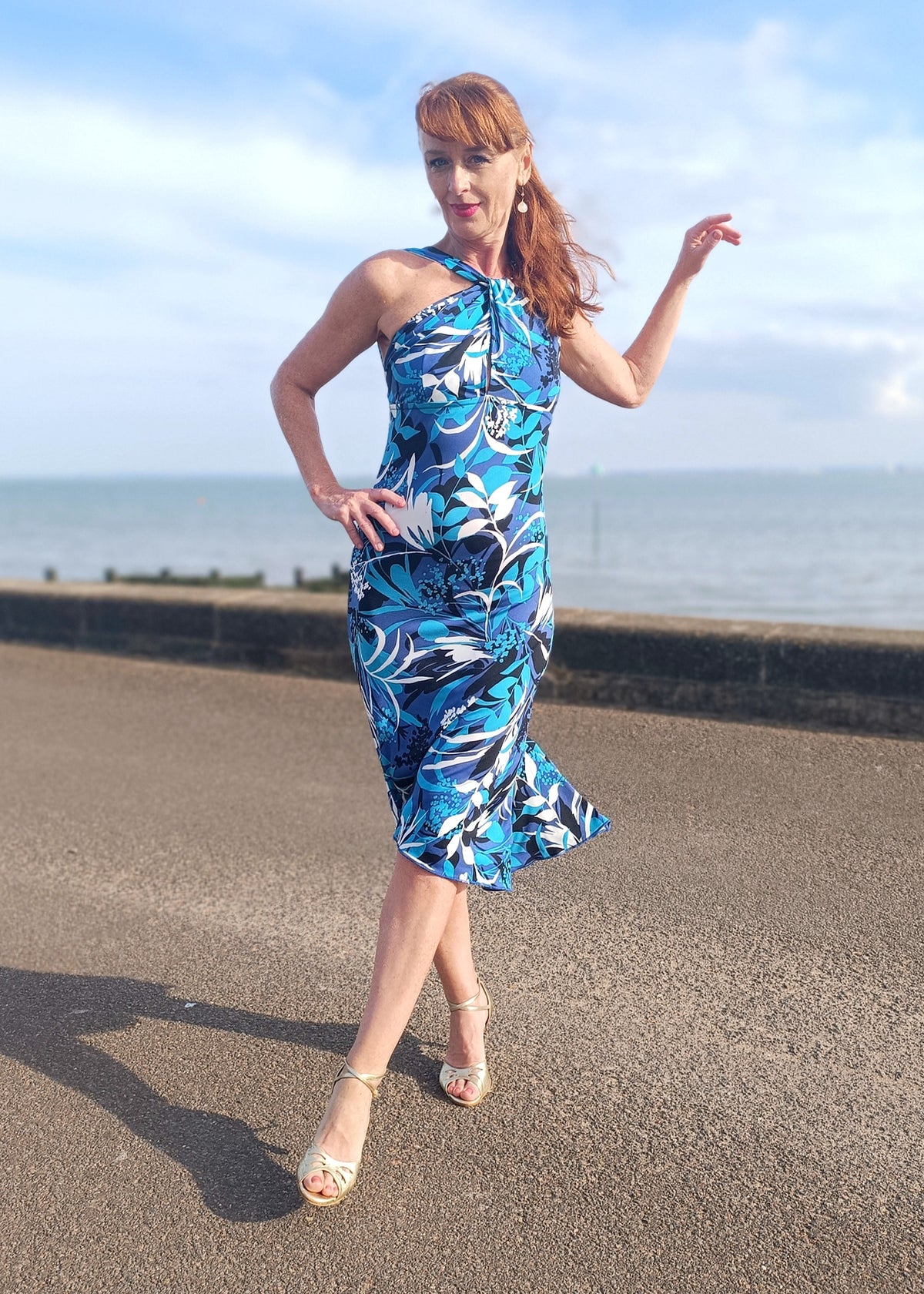 LEA Open back tango dress