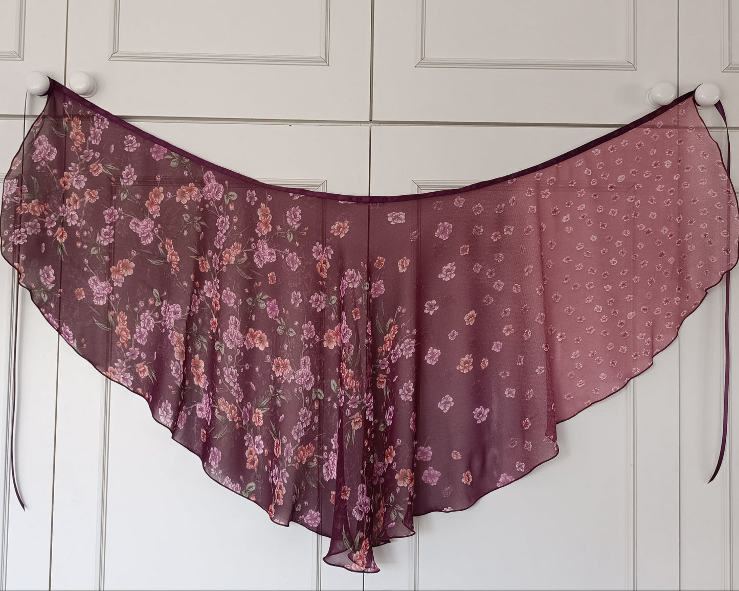 Ballet skirt: Bordo Floral Tapestry