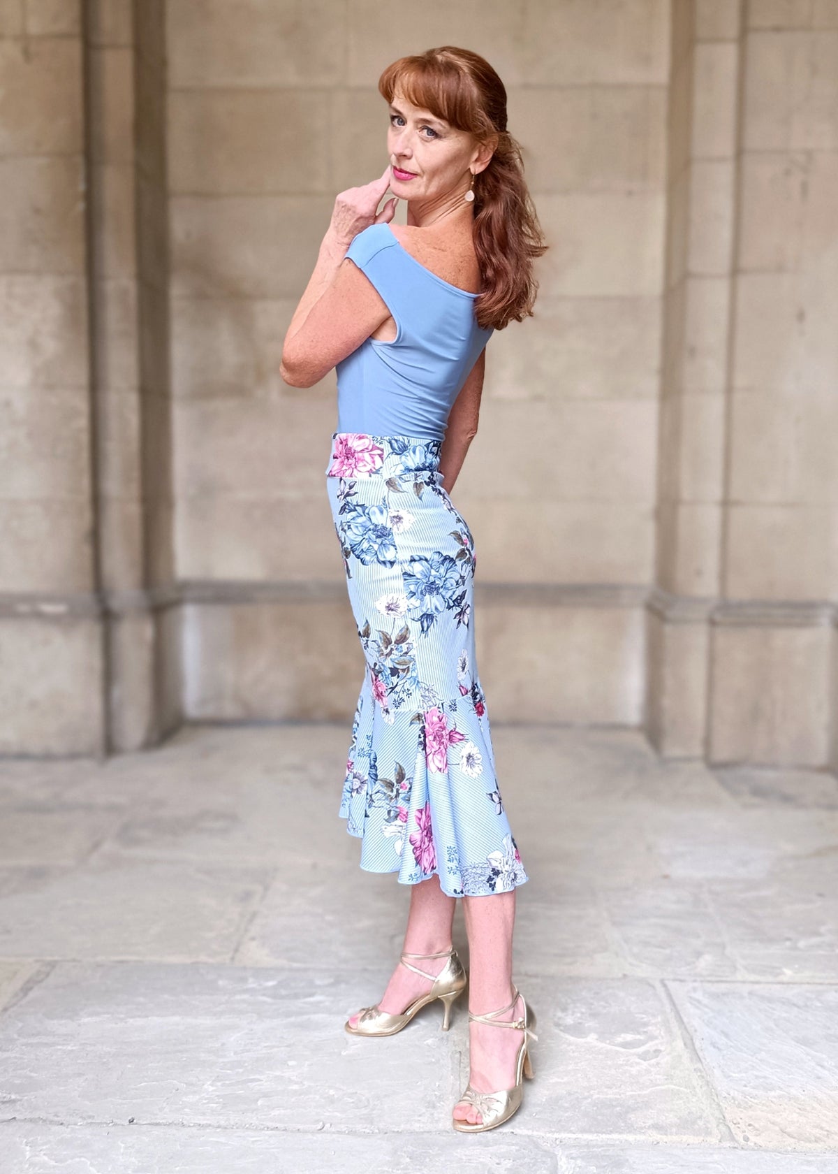 EVITA Tango frill skirt
