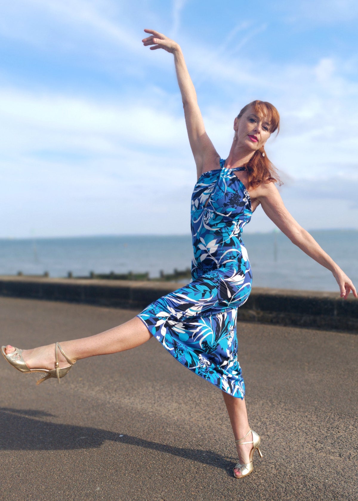 LEA Open back tango dress