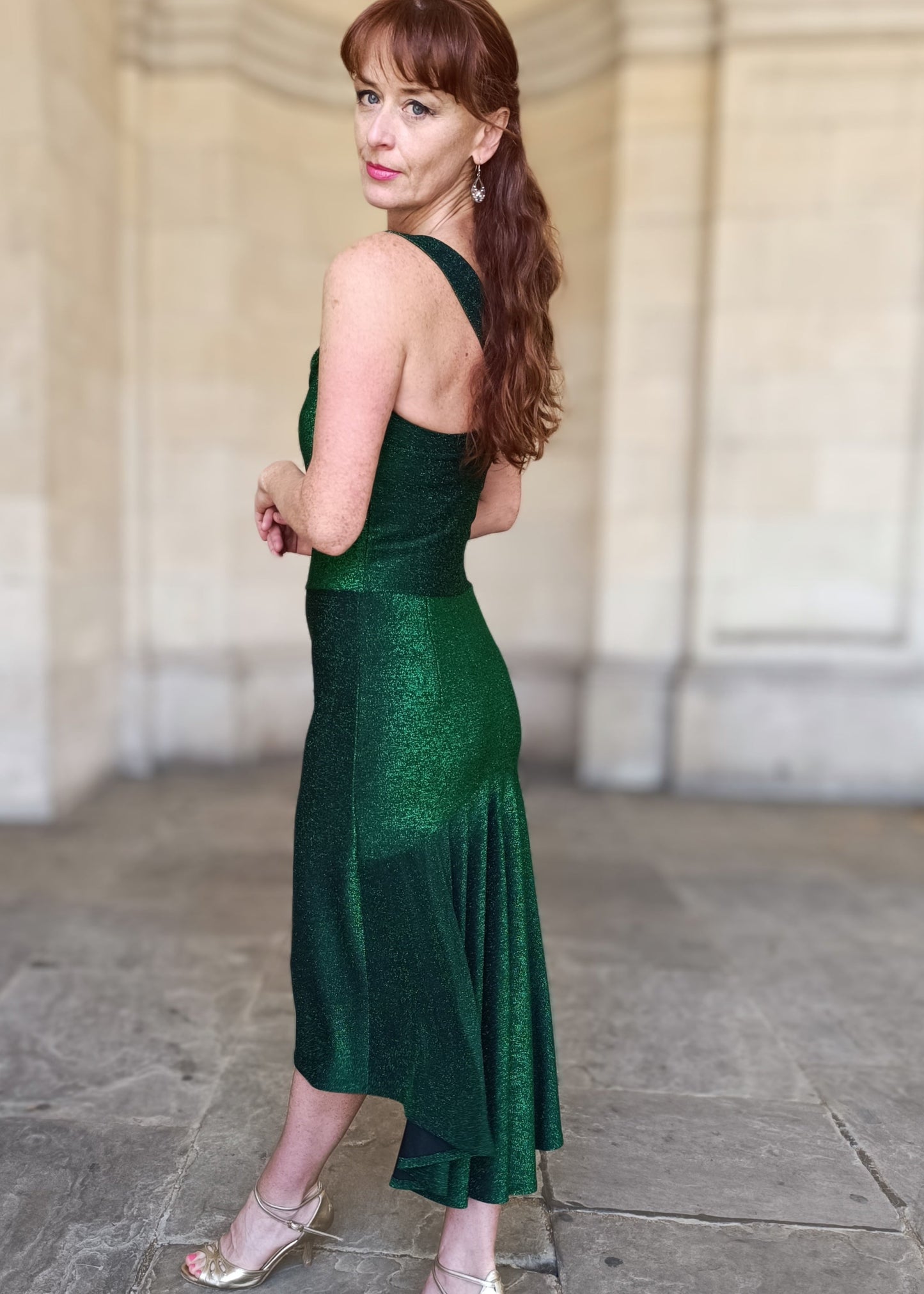 ROMINA  Lurex dress