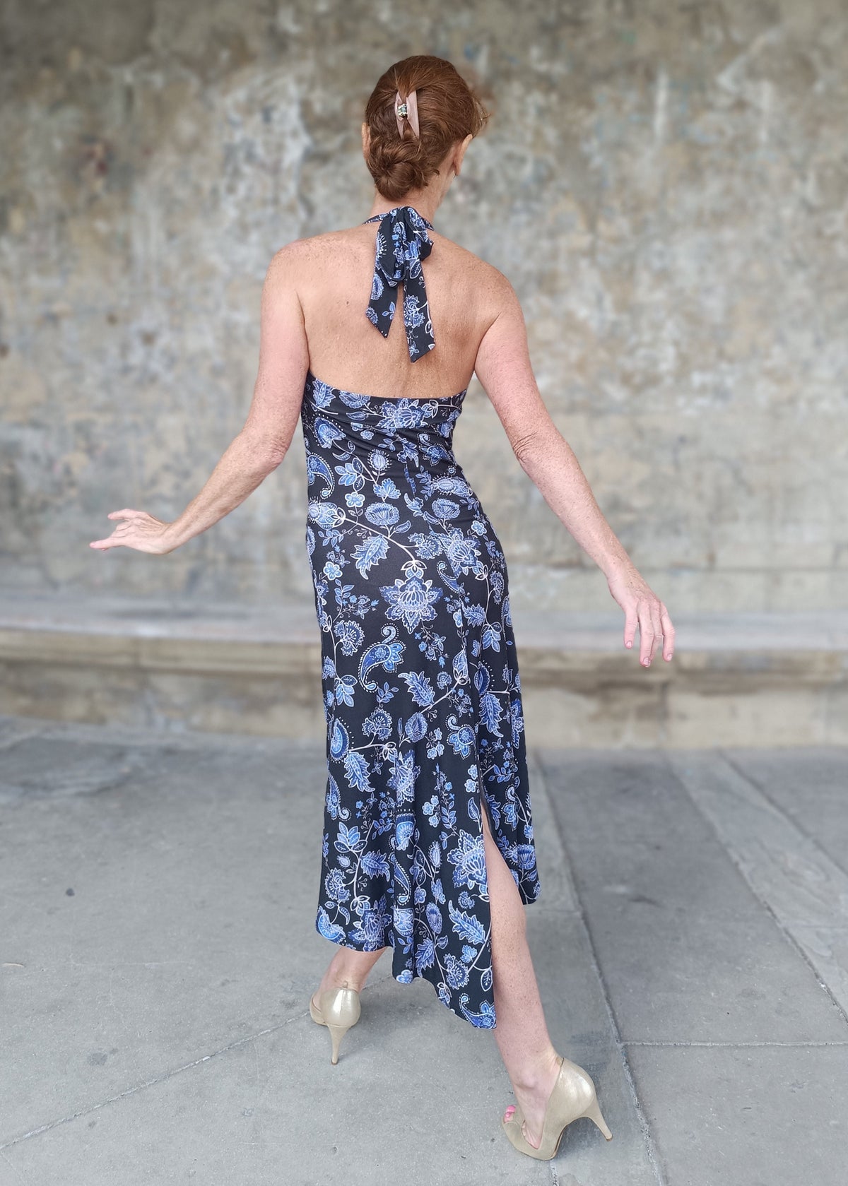 VESPER Tango halterneck dress