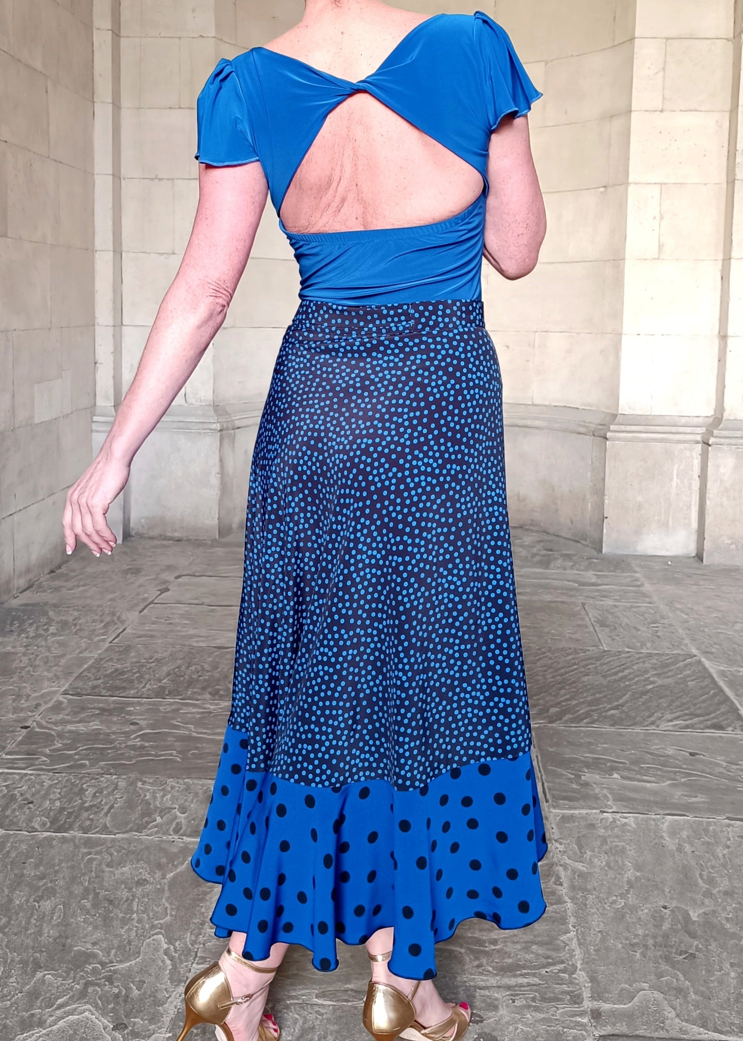 Wrap Skirt Double Dots