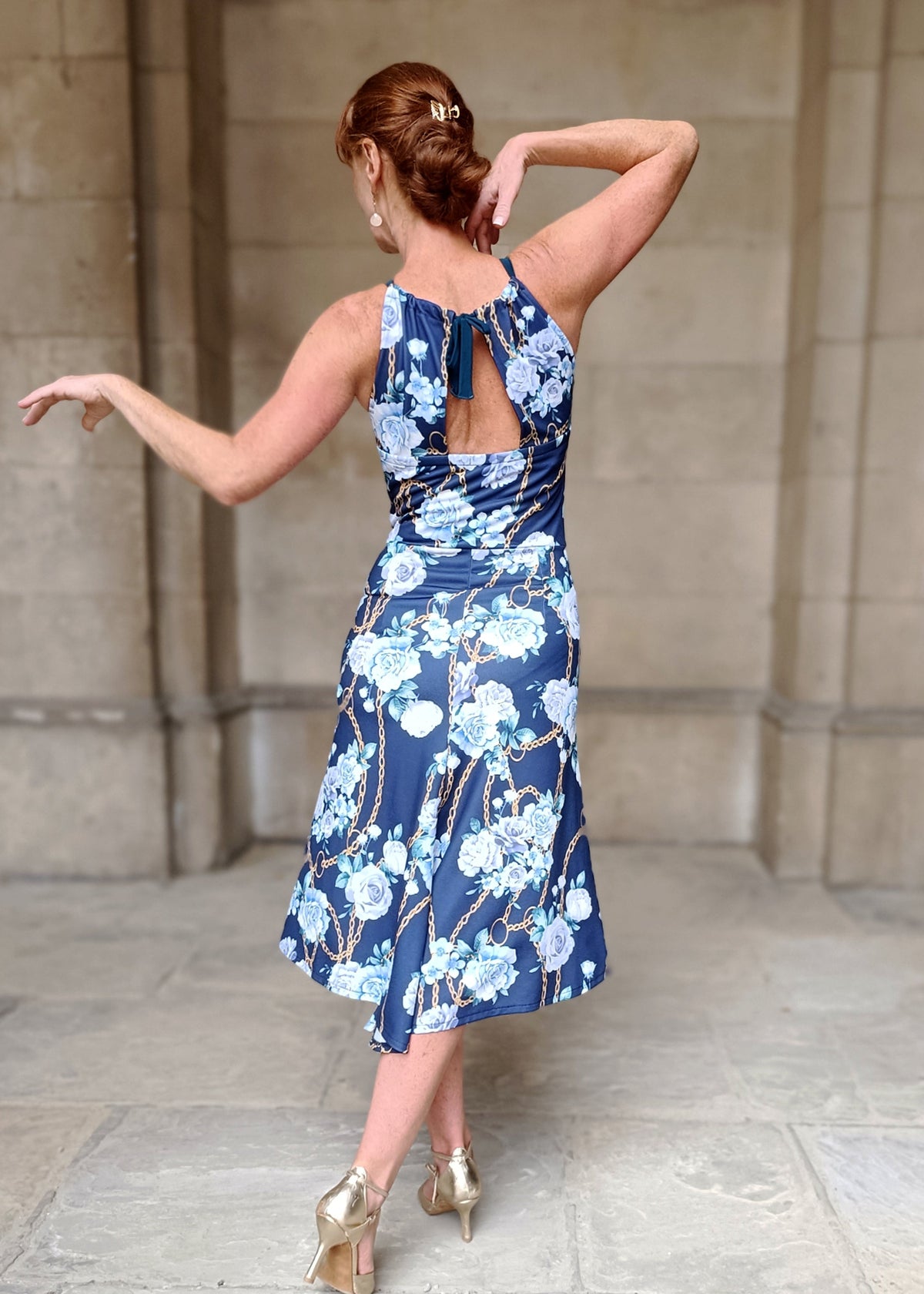 ABRIL Tango halterneck dress