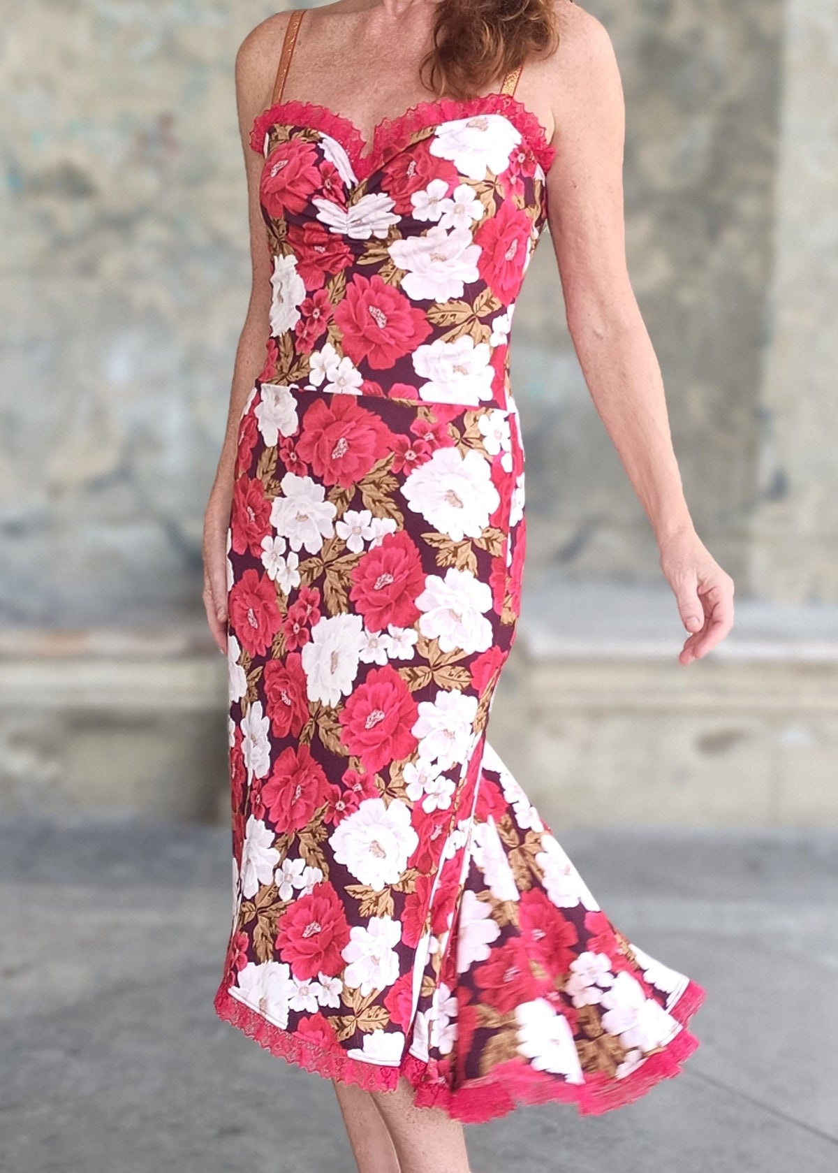 BETSY  Tango dress with back frill