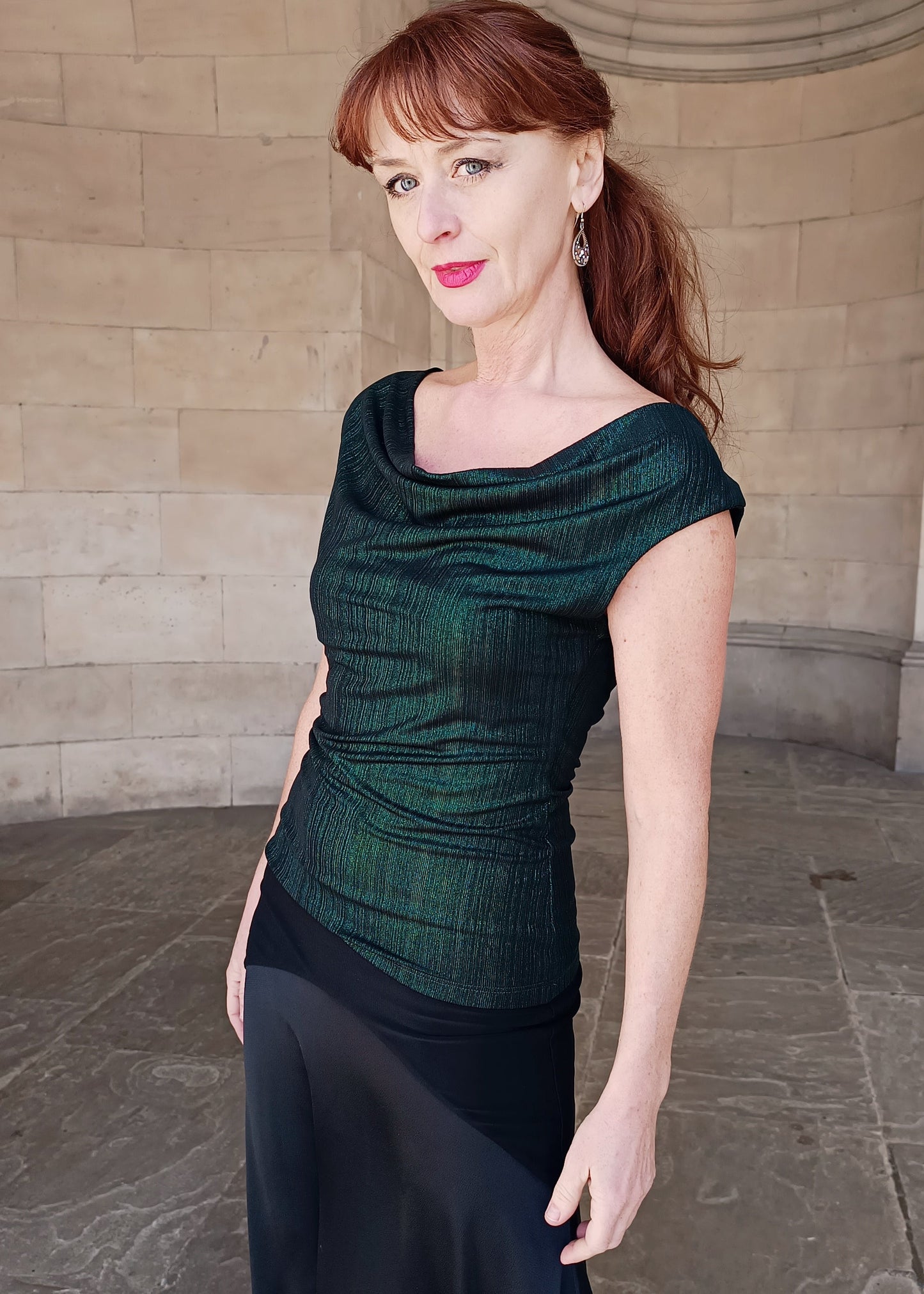 MARNI Metalic Cowl top